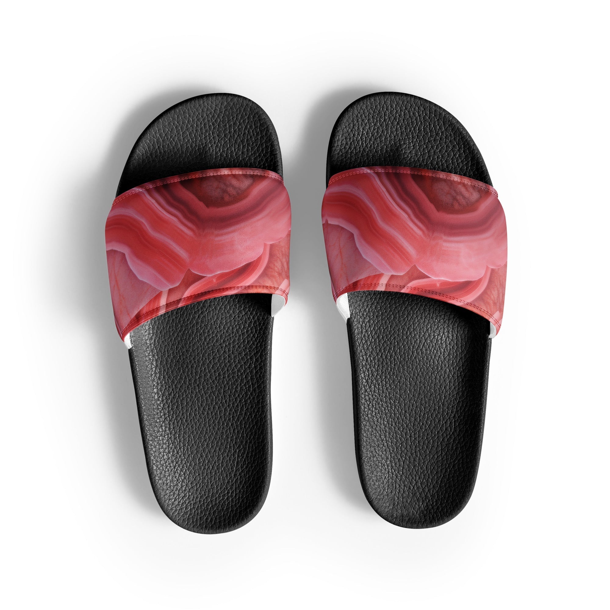 Rhodochrosite Men's Slides by Visual Verse - Image 1