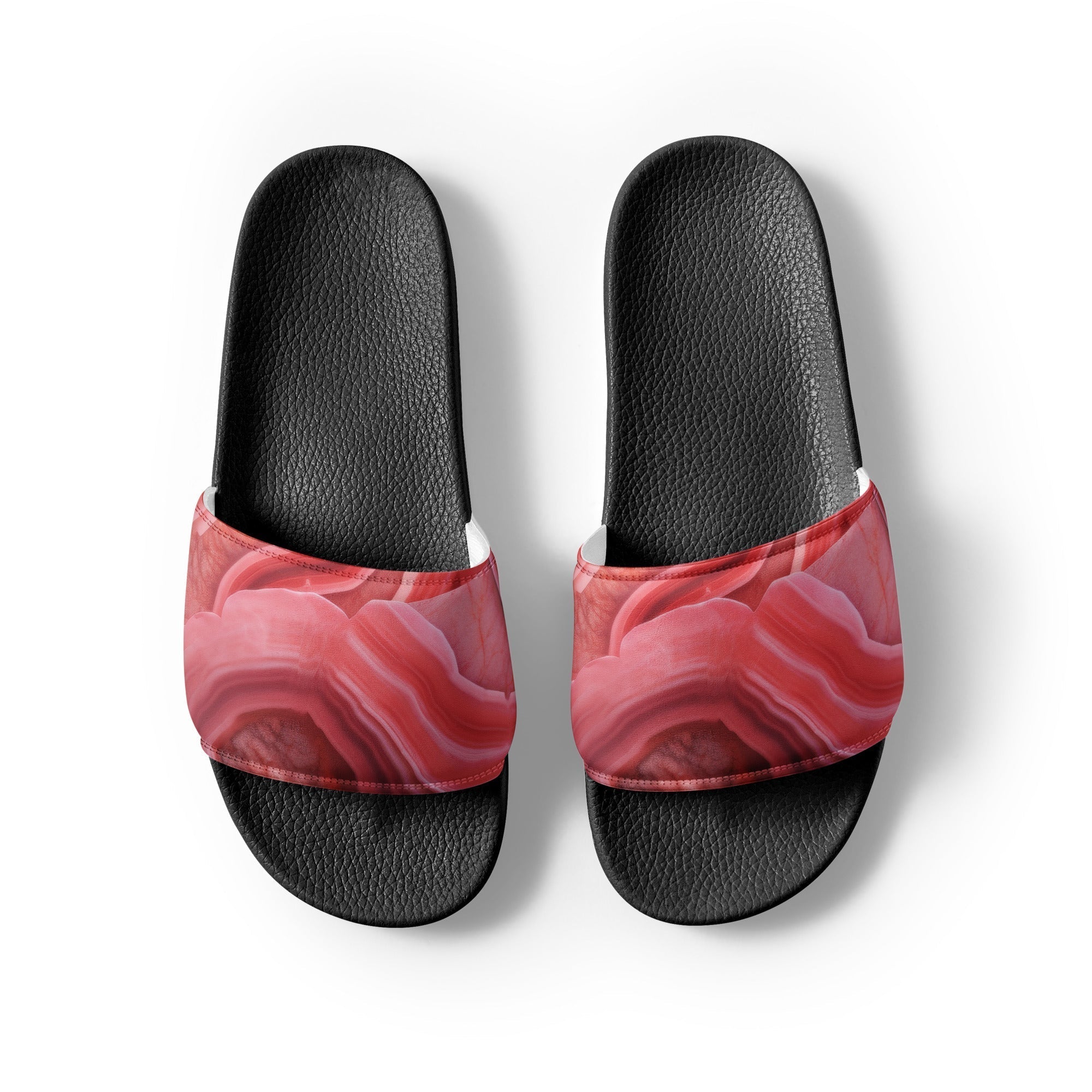 Rhodochrosite Men's Slides by Visual Verse - Image 2