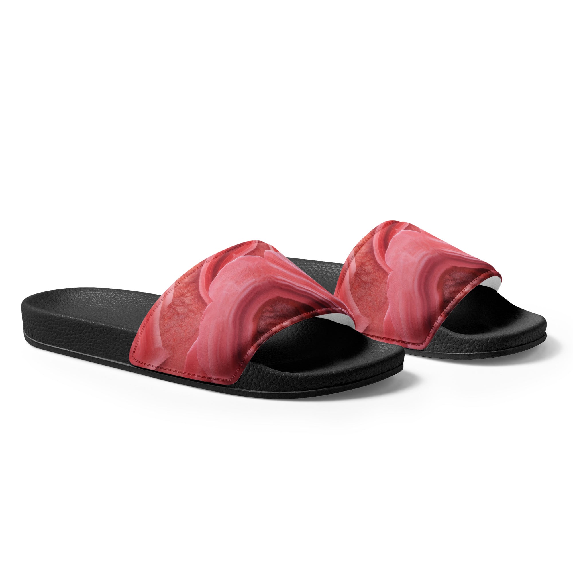 Rhodochrosite Men's Slides by Visual Verse - Image 4