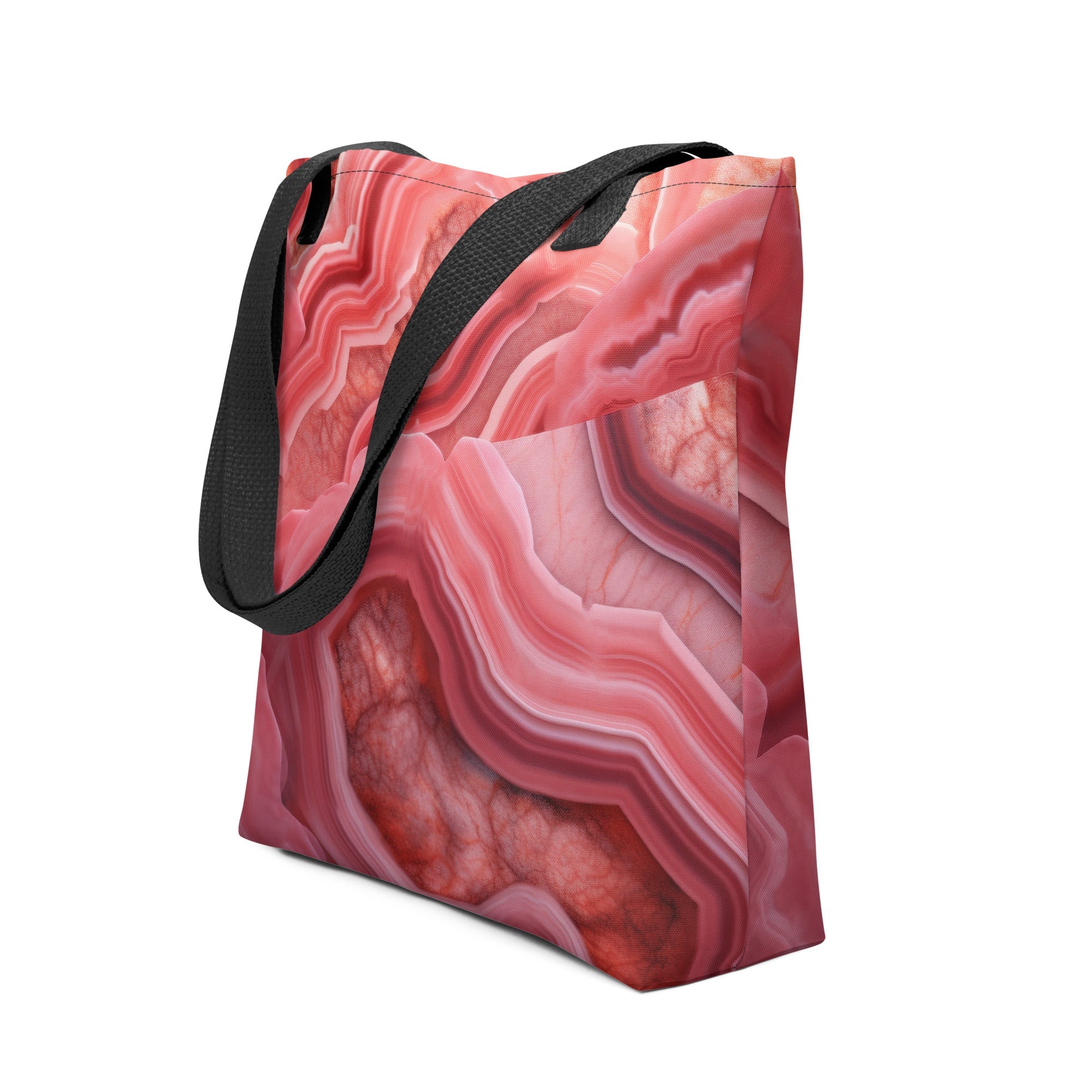 Rhodochrosite Tote Bag by Visual Verse - Image 1