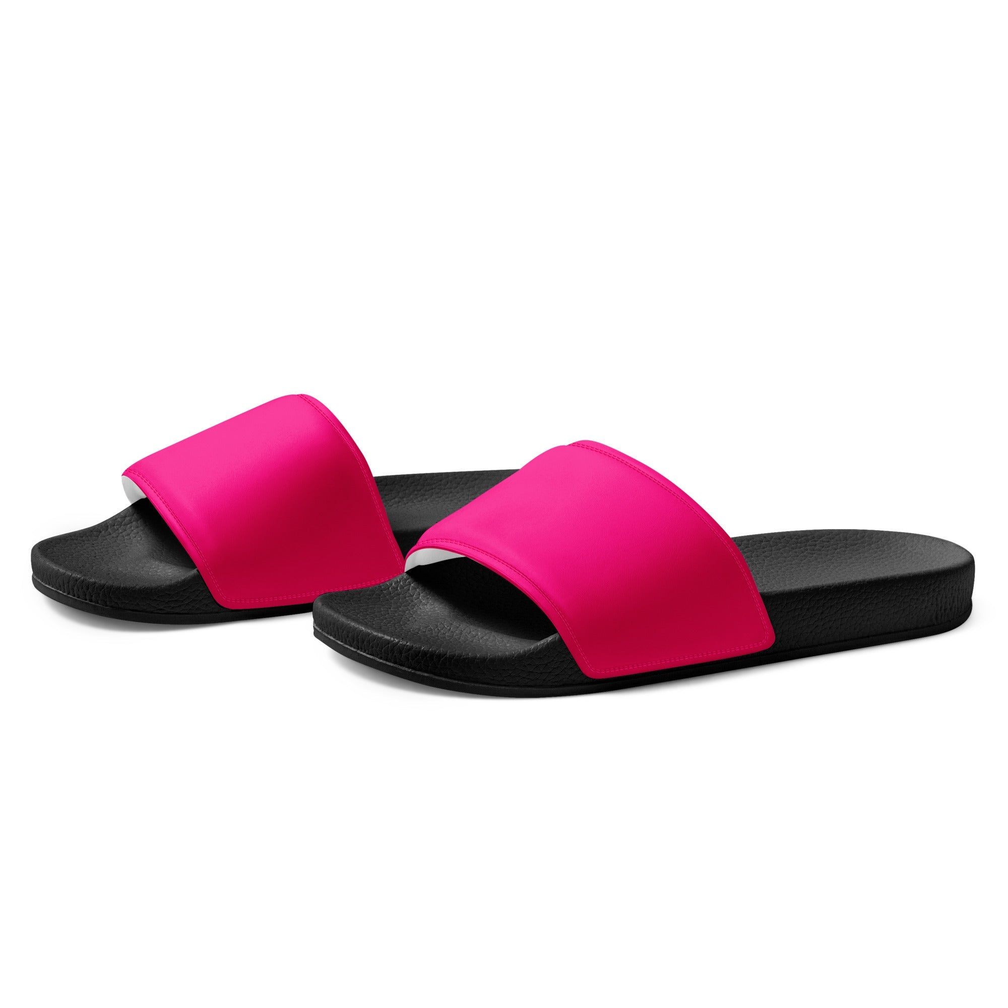 Rose Color Women's Slides by Visual Verse - Image 3