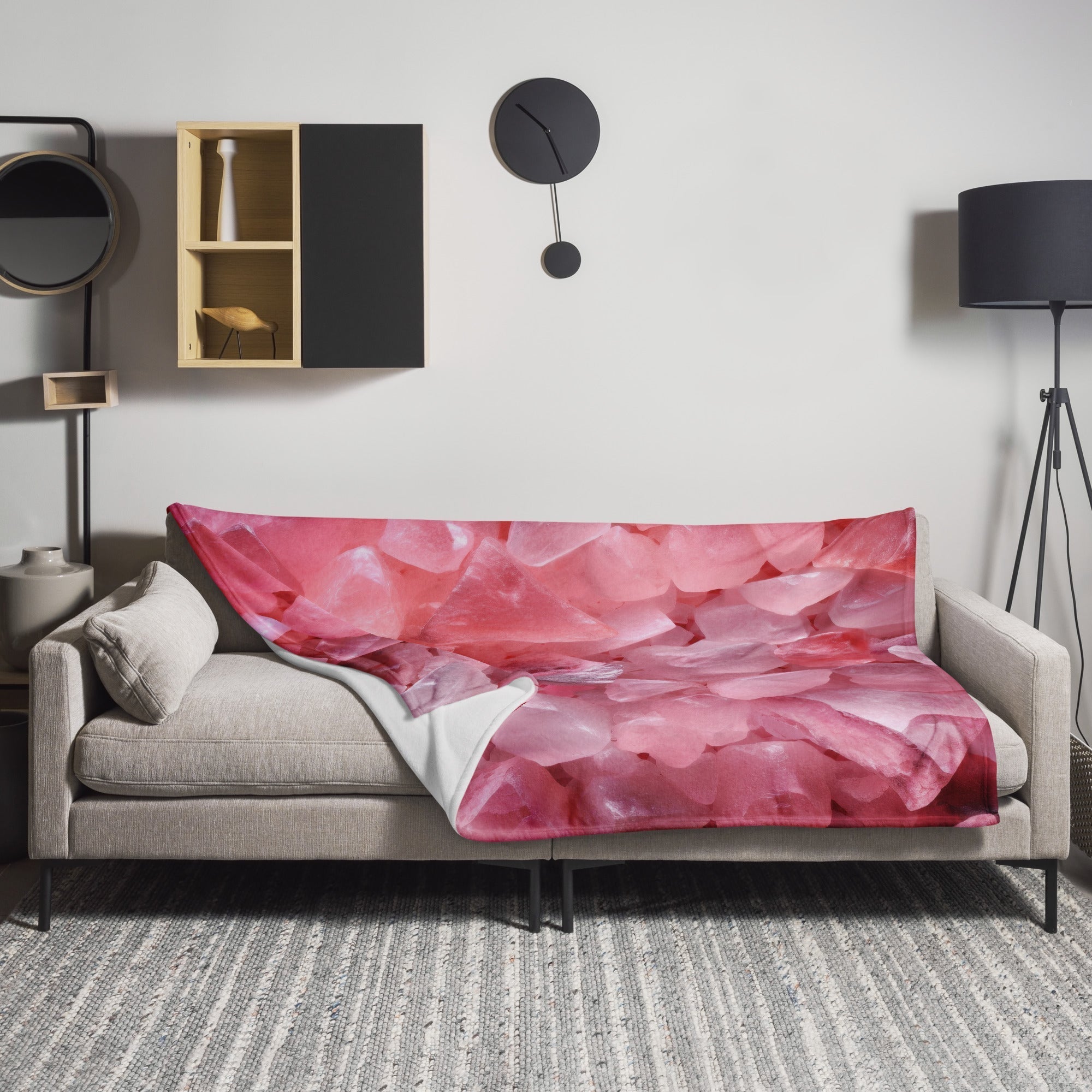 Rose Quartz Blanket by Visual Verse - Image 1