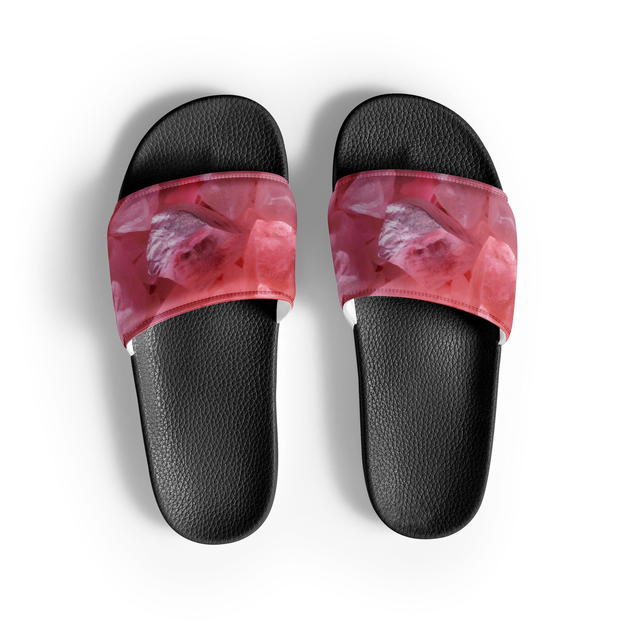 Rose Quartz Men's Slides by Visual Verse - Image 1