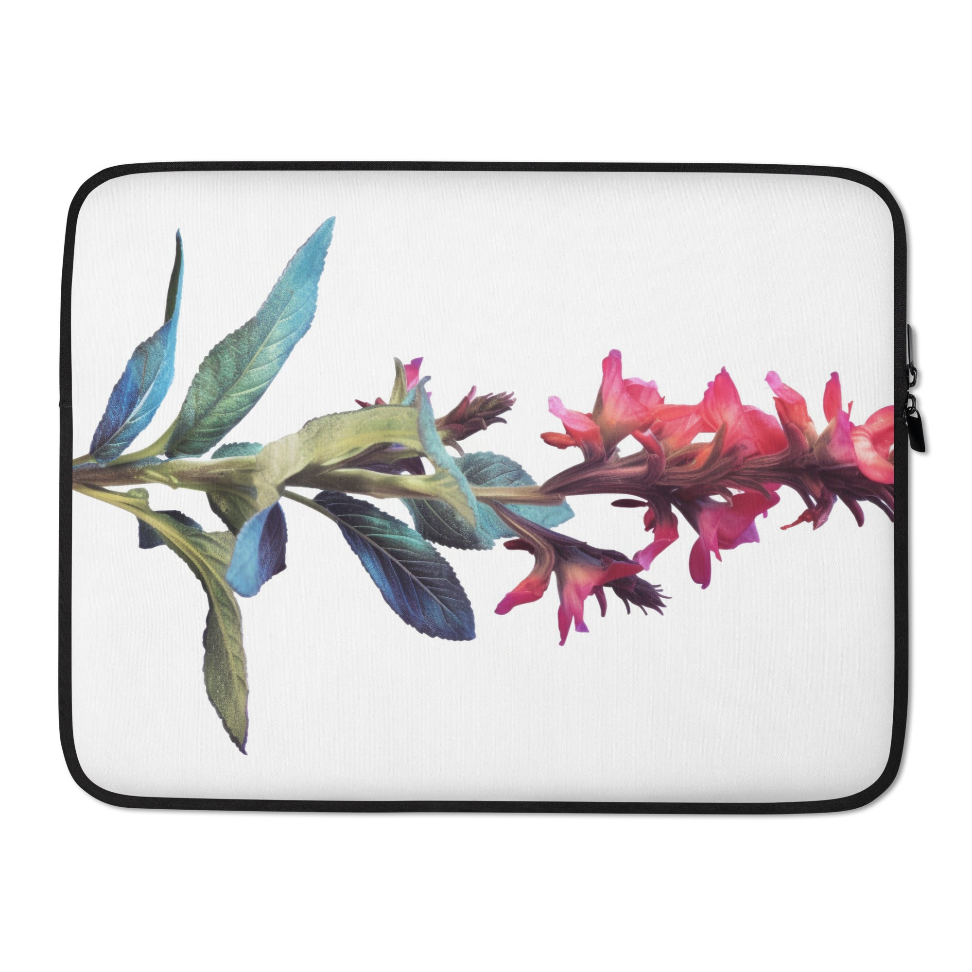 Salvia Flower Laptop Sleeve by Visual Verse - Image 1