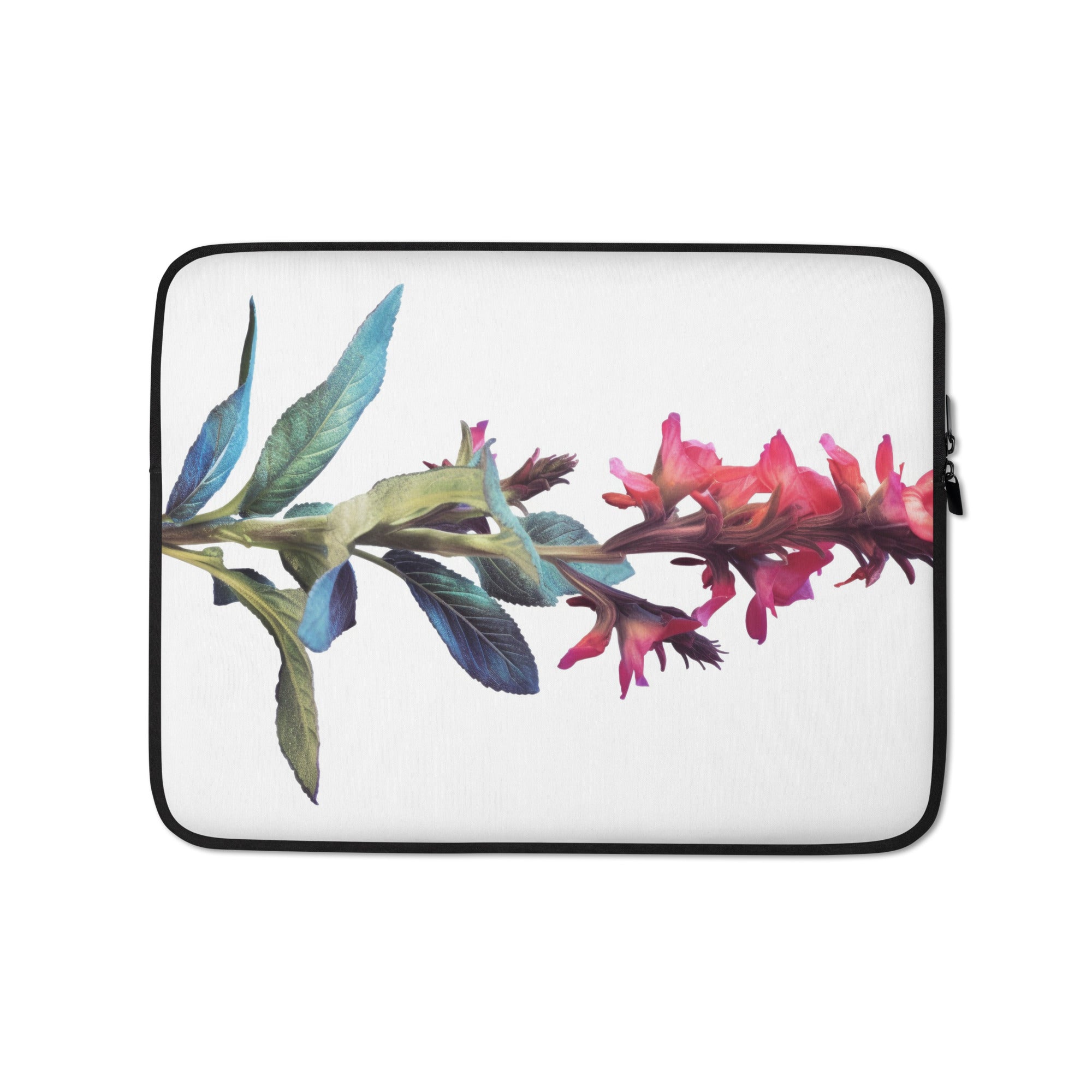 Salvia Flower Laptop Sleeve by Visual Verse - Image 2