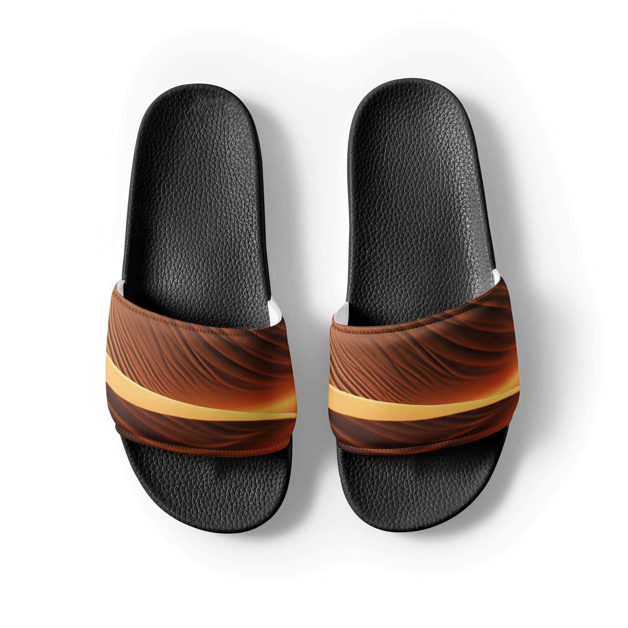 Sand Desert Men's Slides by Visual Verse - Image 2