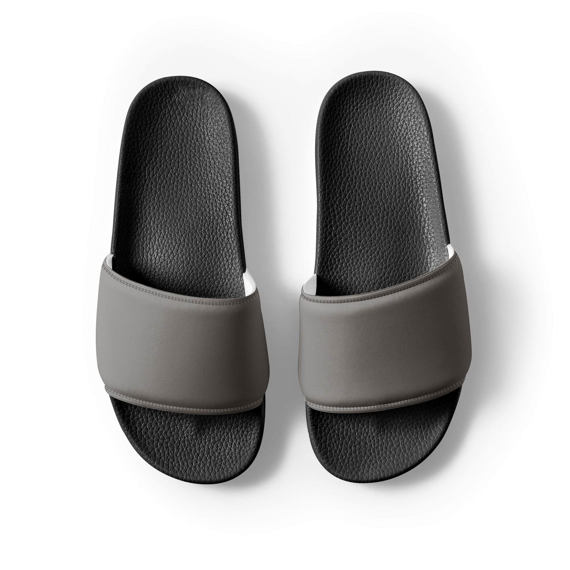 Seashell Color Men's Slides by Visual Verse - Image 2