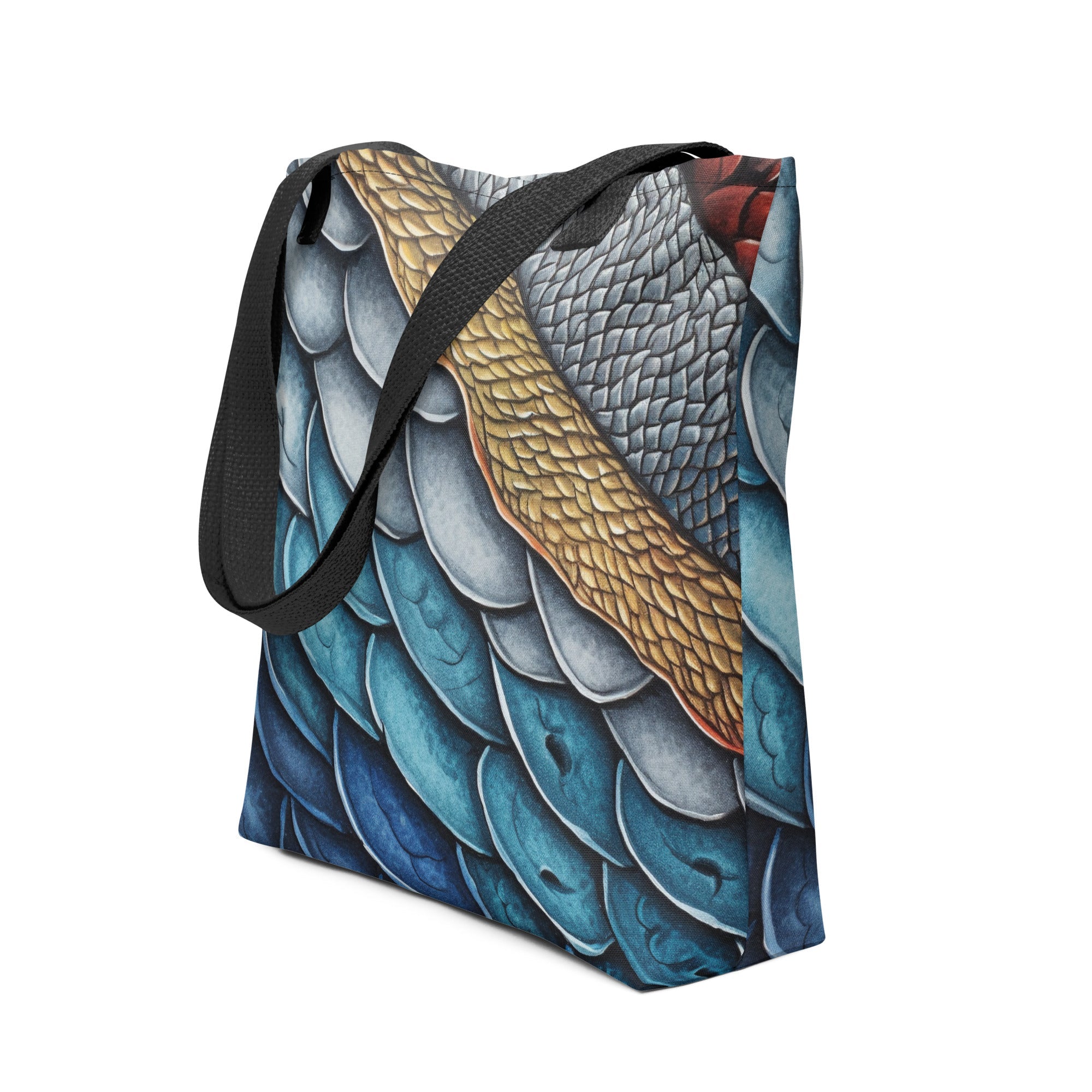 Shark Skin Tote Bag by Visual Verse - Image 1