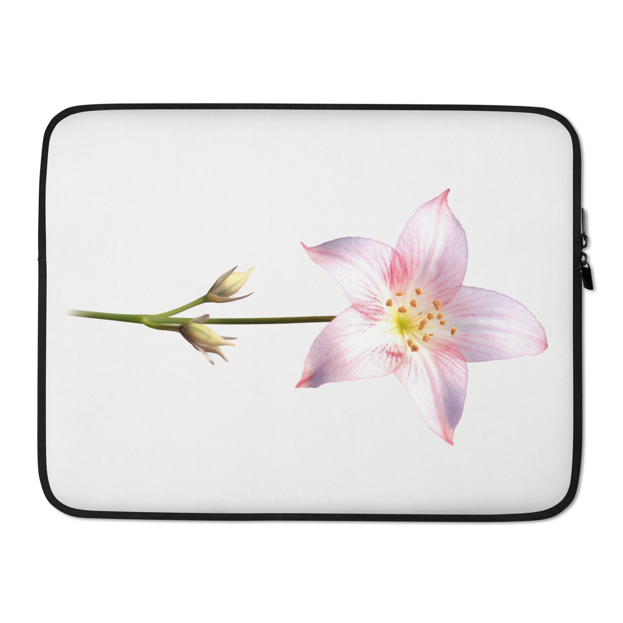 Shooting Star Flower Laptop Sleeve by Visual Verse - Image 1