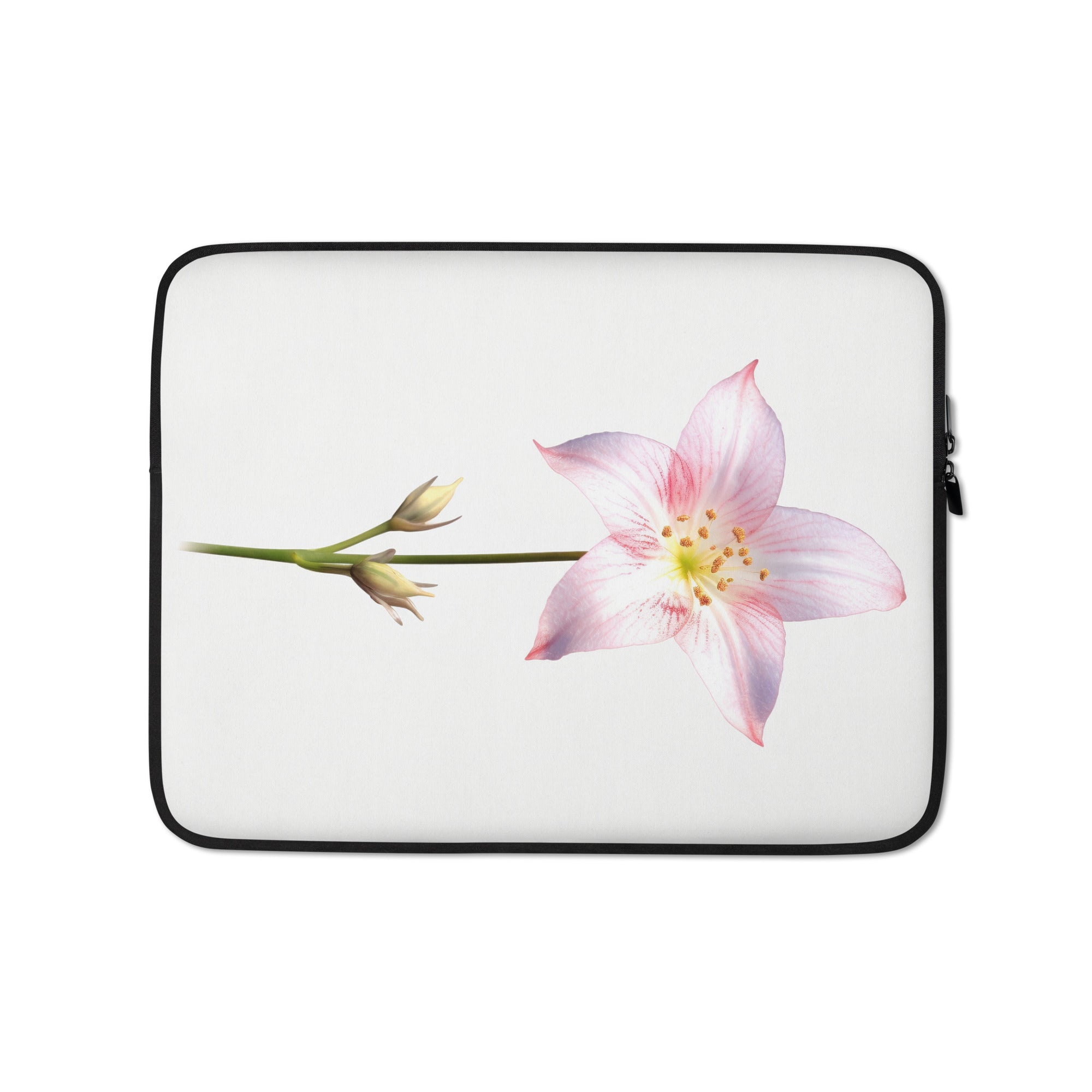 Shooting Star Flower Laptop Sleeve by Visual Verse - Image 2