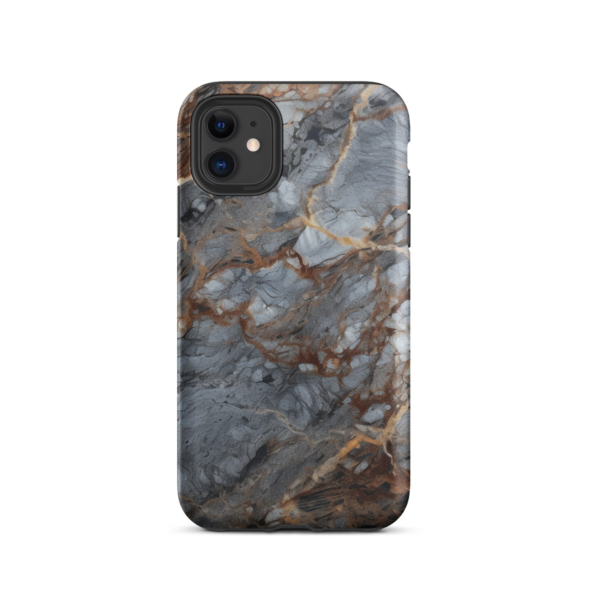 Silver Granite iPhone Case by Visual Verse - Image 1