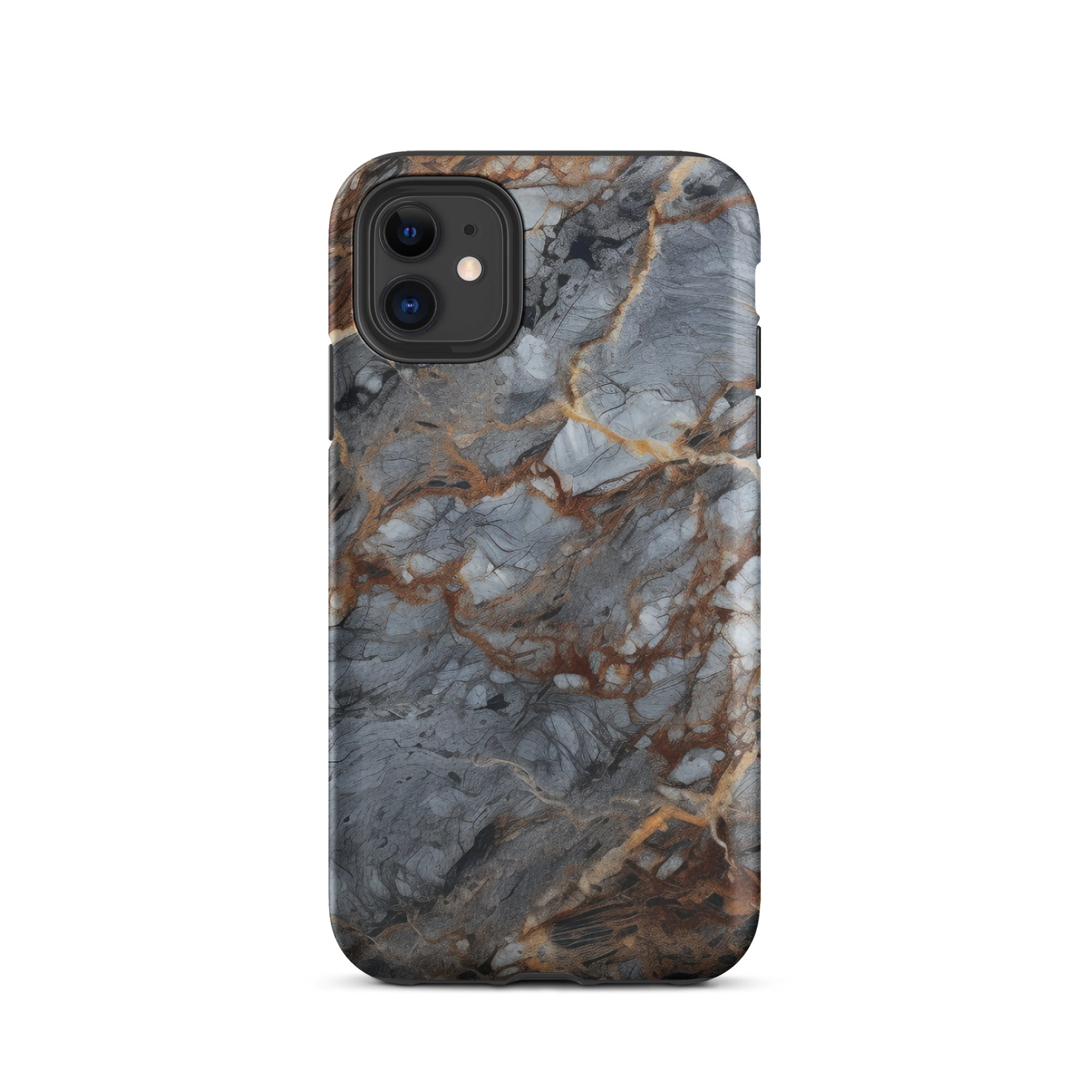 Silver Granite iPhone Case by Visual Verse - Image 2