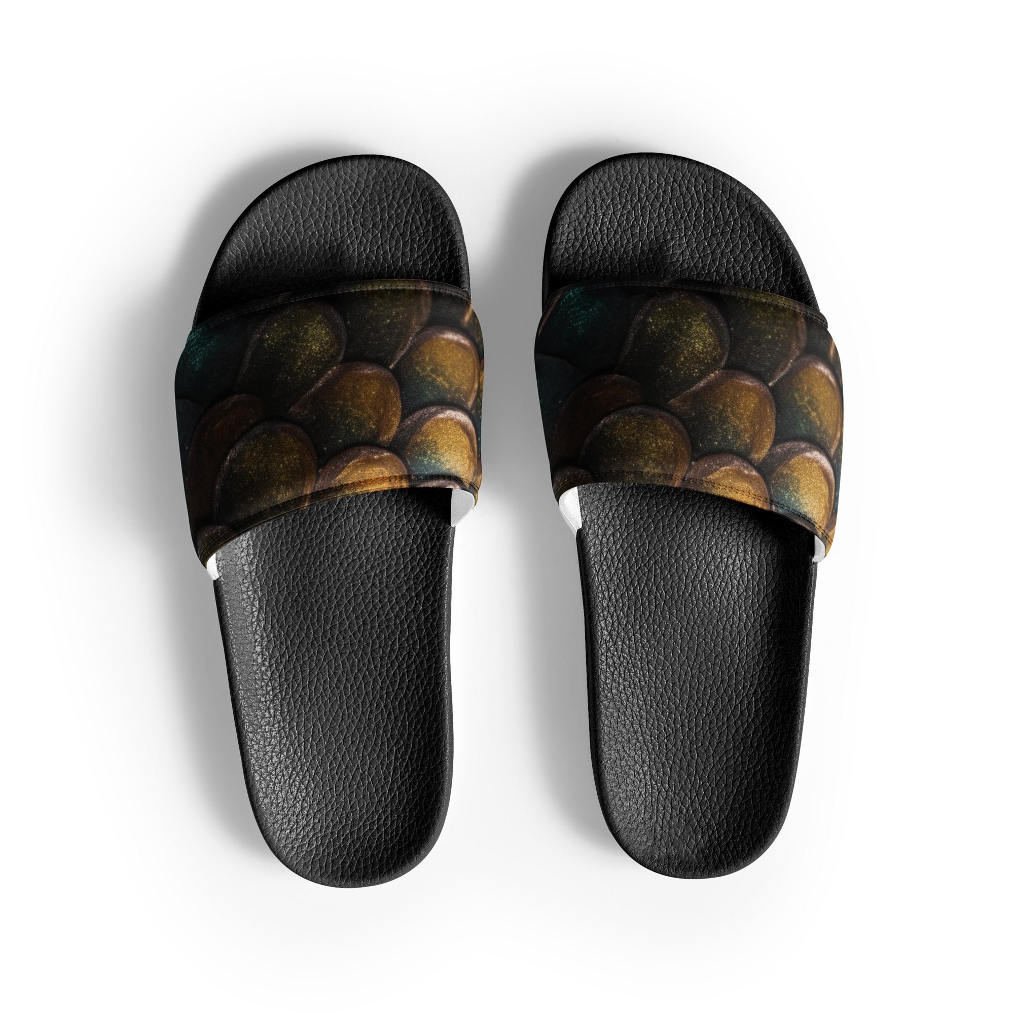 Snake Scale Men's Slides by Visual Verse - Image 1