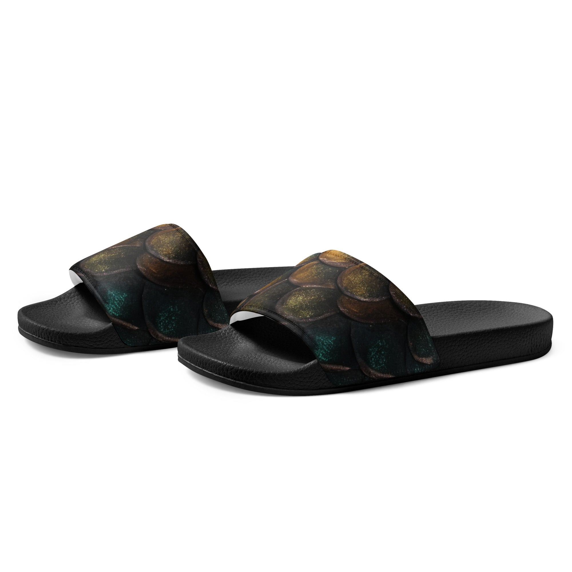 Snake Scale Women's Slides by Visual Verse - Image 3