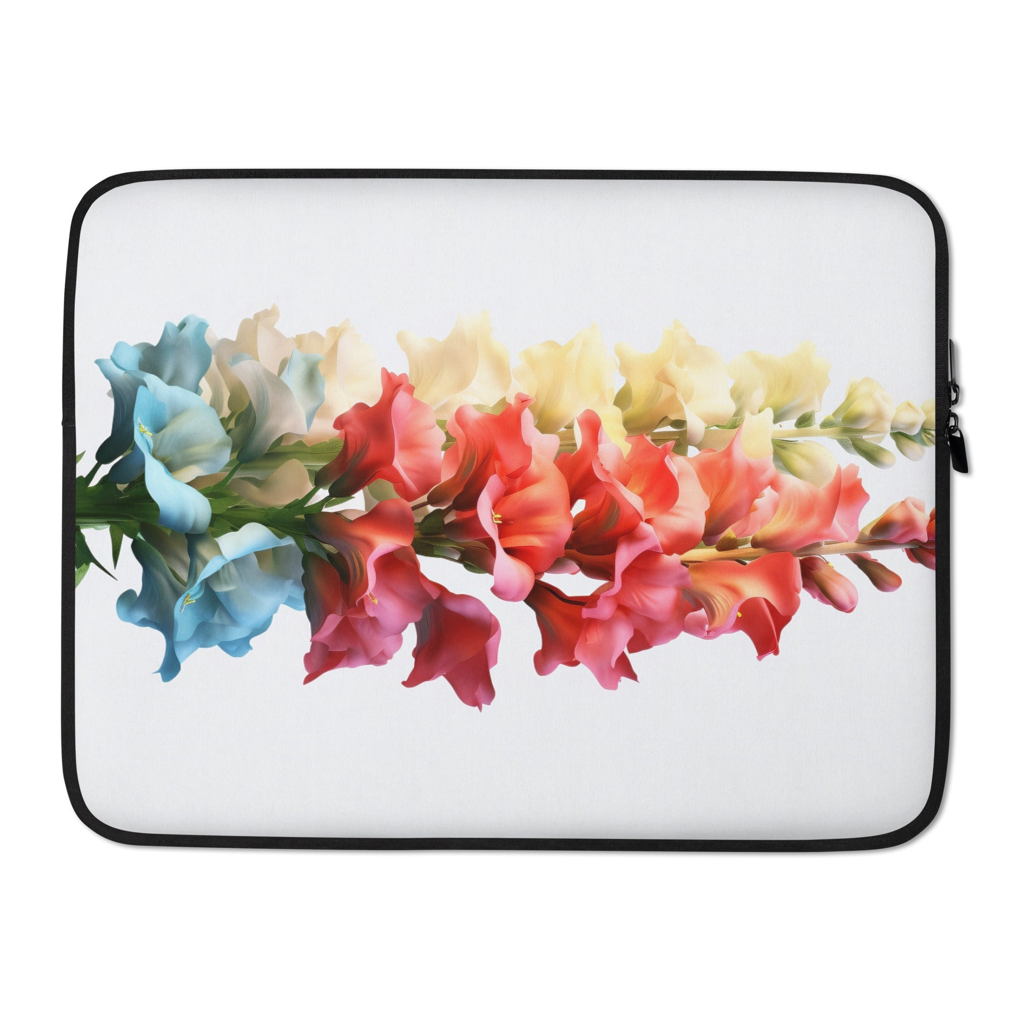 Snapdragon Flower Laptop Sleeve by Visual Verse - Image 1