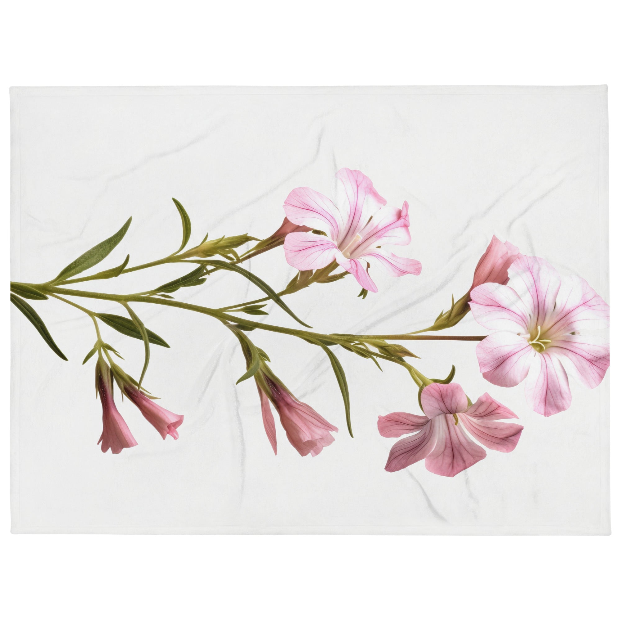 Soapwort Flower Blanket by Visual Verse - Image 1