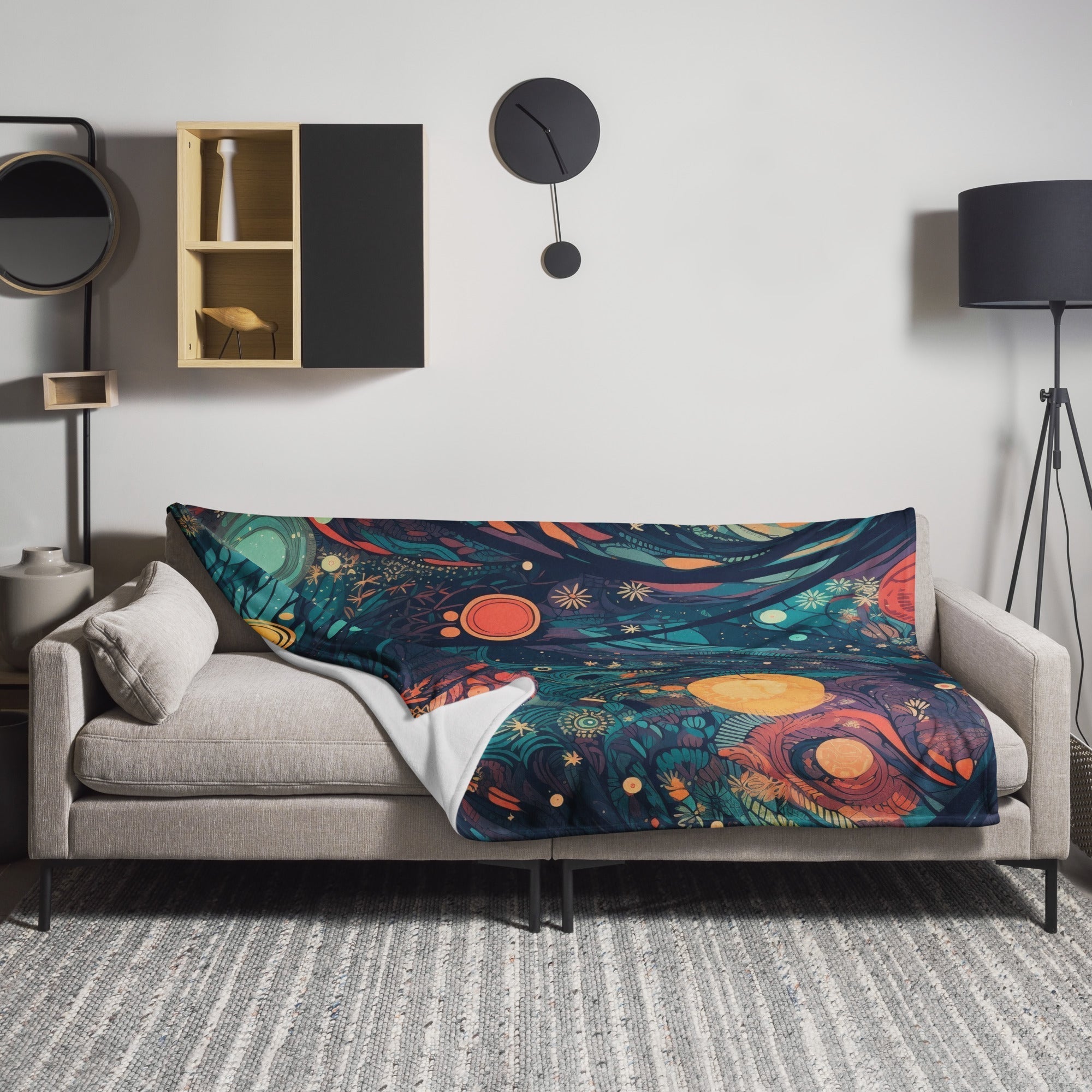 Space Galactic Halo Blanket by Visual Verse - Image 1