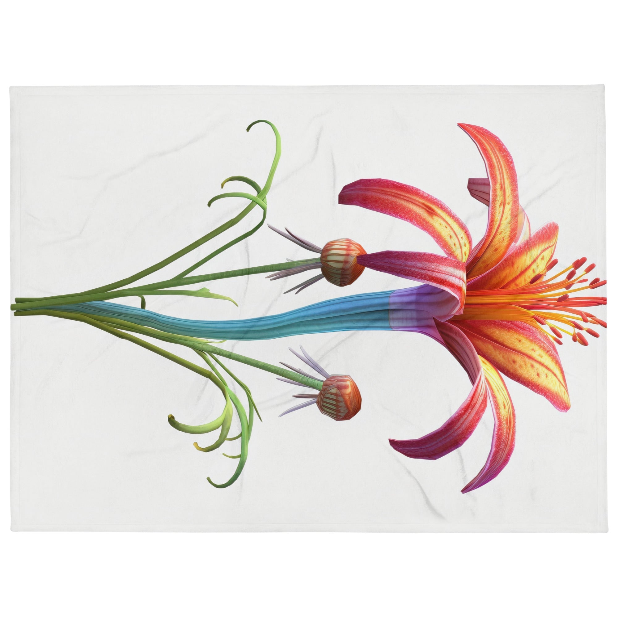 Spider Flower Blanket by Visual Verse - Image 1