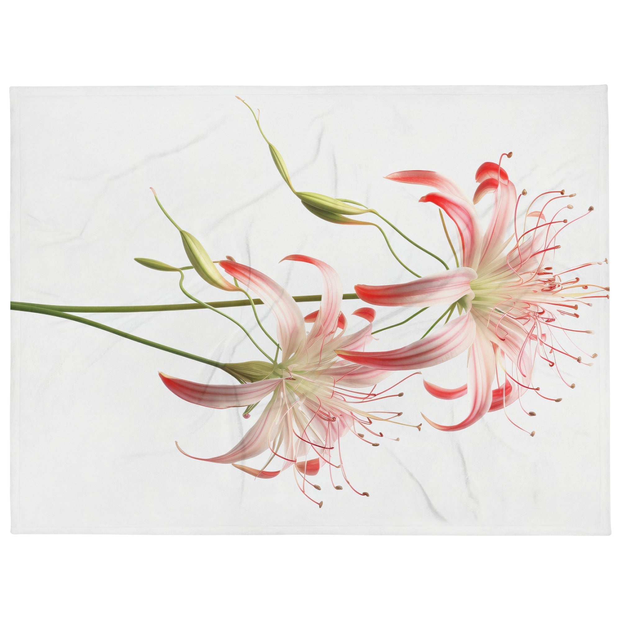 Spider Lily Flower Blanket by Visual Verse - Image 1