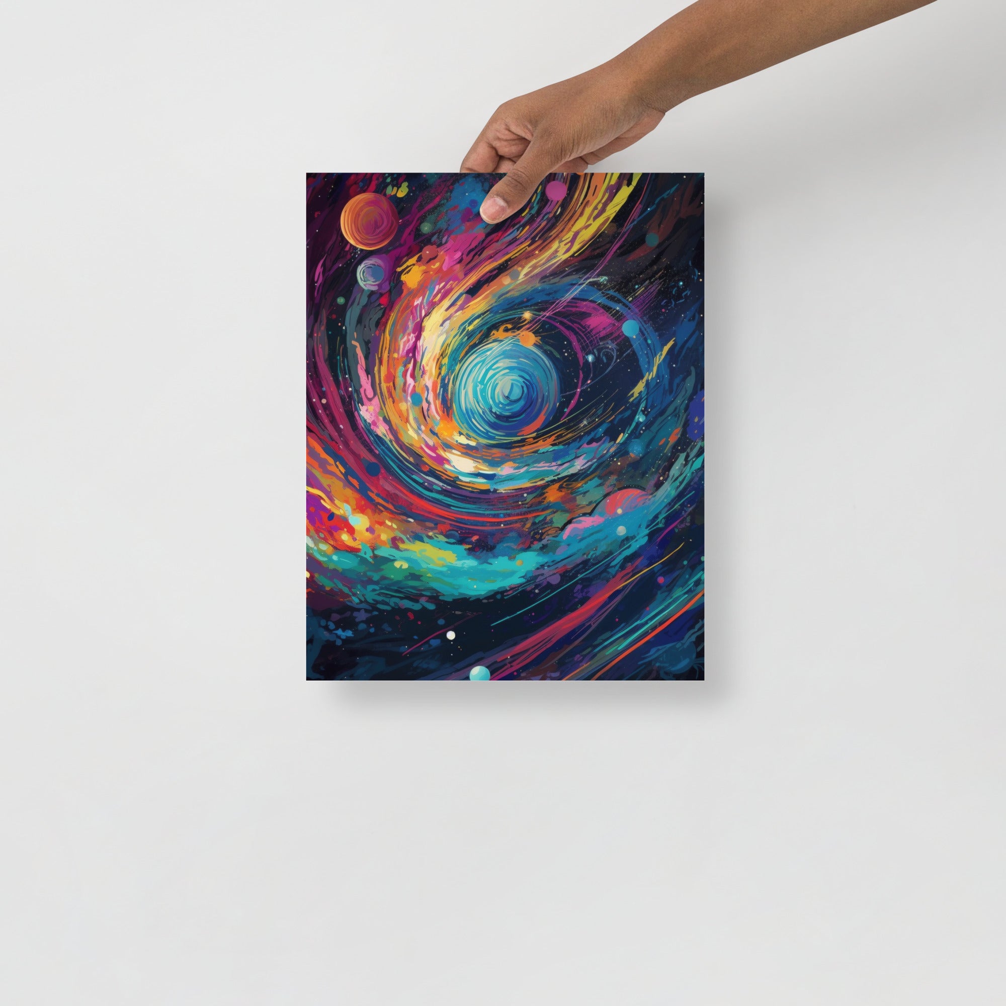 Starry Night Space Dreamscape Art Poster by Visual Verse - Image 2