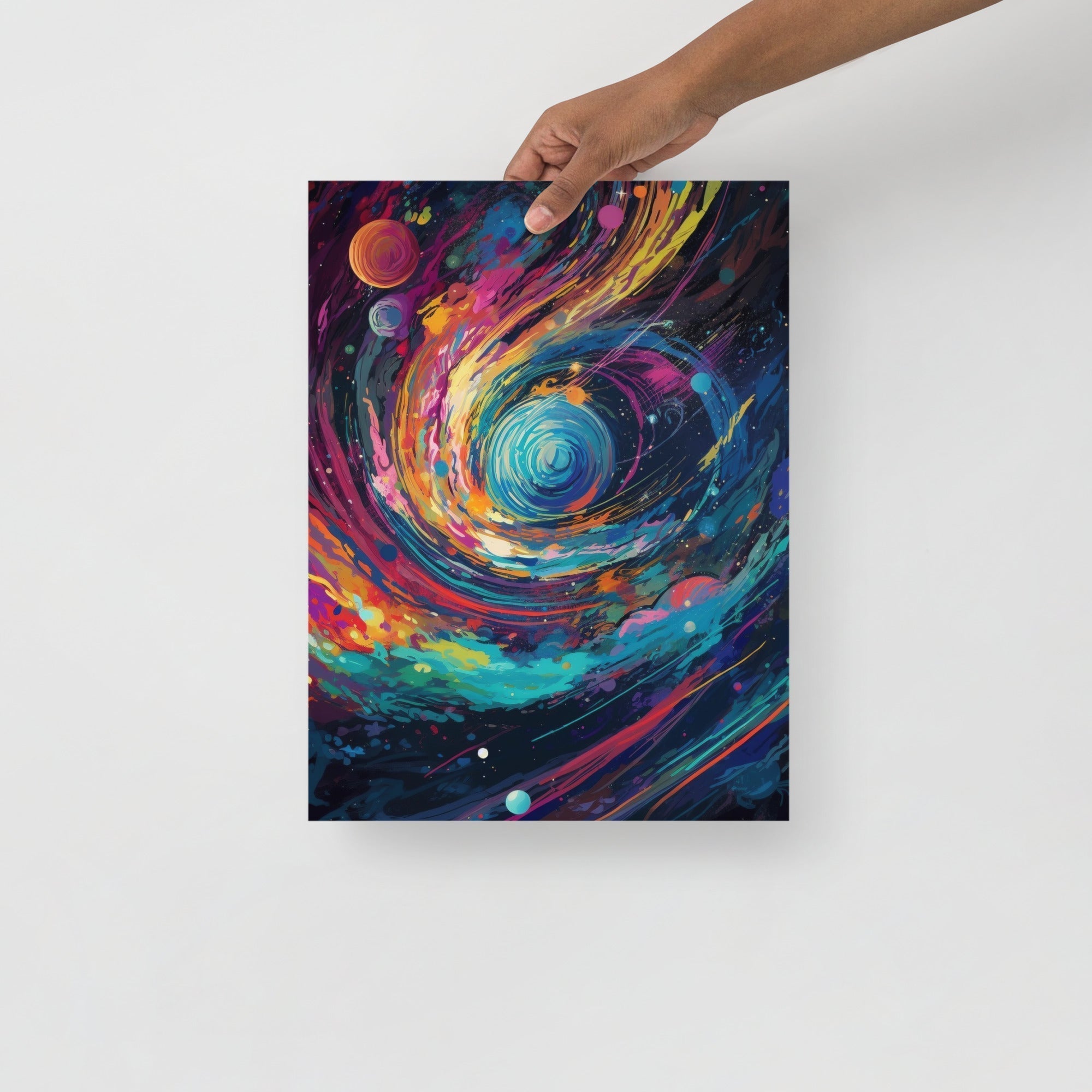 Starry Night Space Dreamscape Art Poster by Visual Verse - Image 3