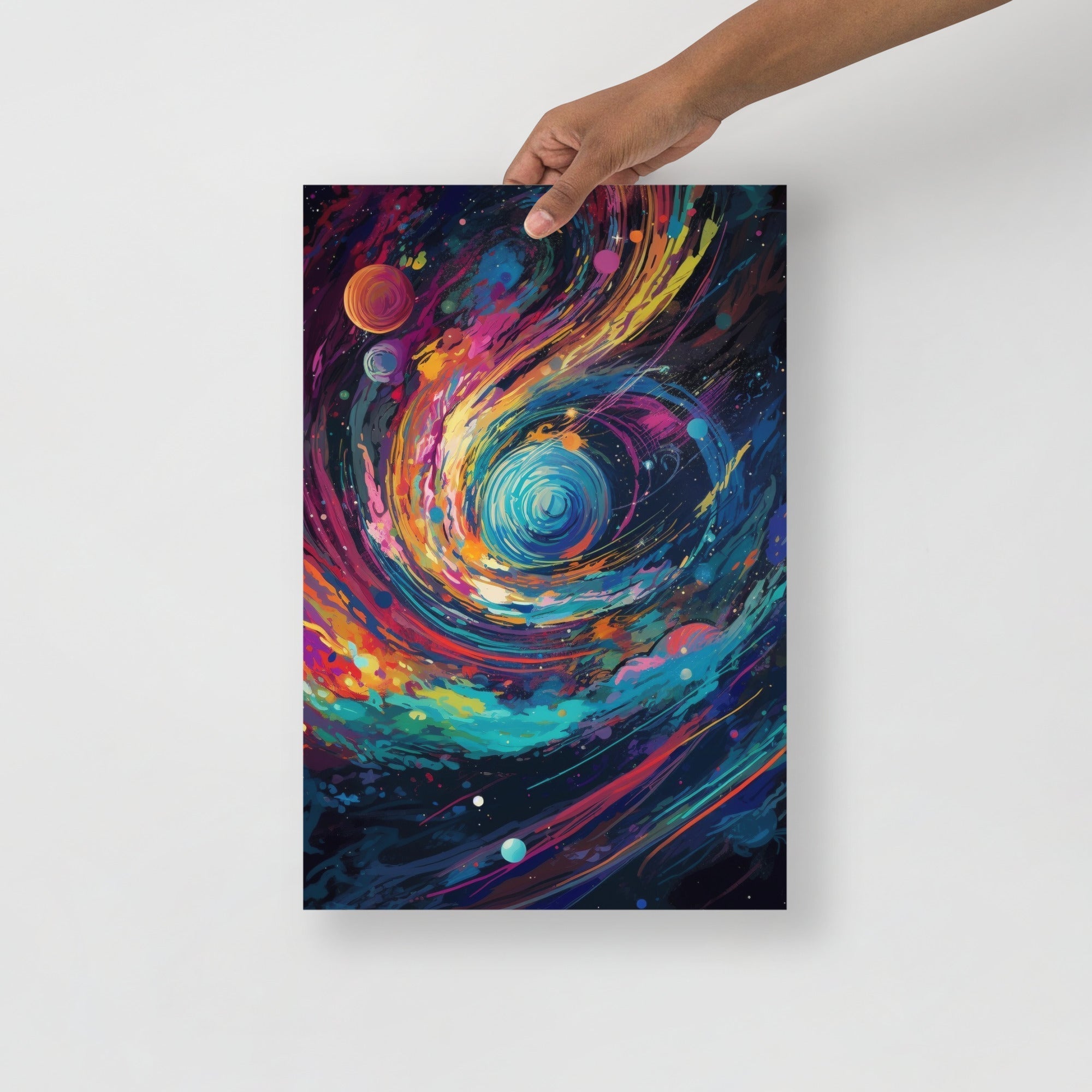 Starry Night Space Dreamscape Art Poster by Visual Verse - Image 4