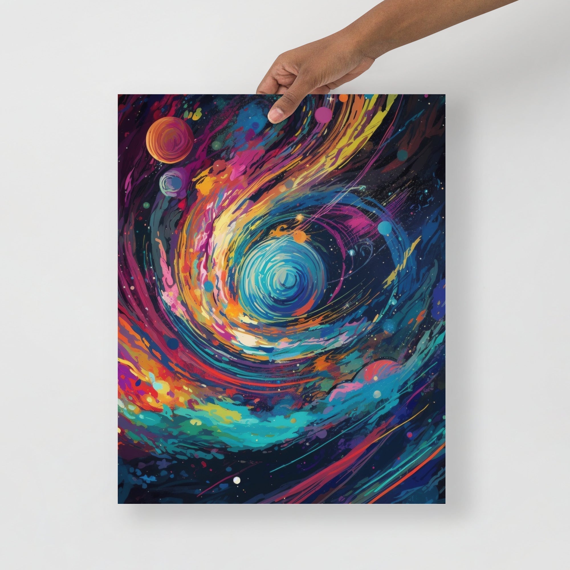 Starry Night Space Dreamscape Art Poster by Visual Verse - Image 5