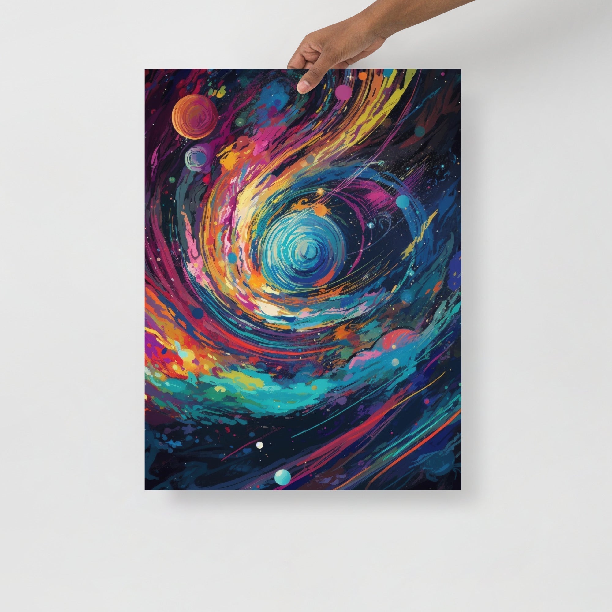 Starry Night Space Dreamscape Art Poster by Visual Verse - Image 6