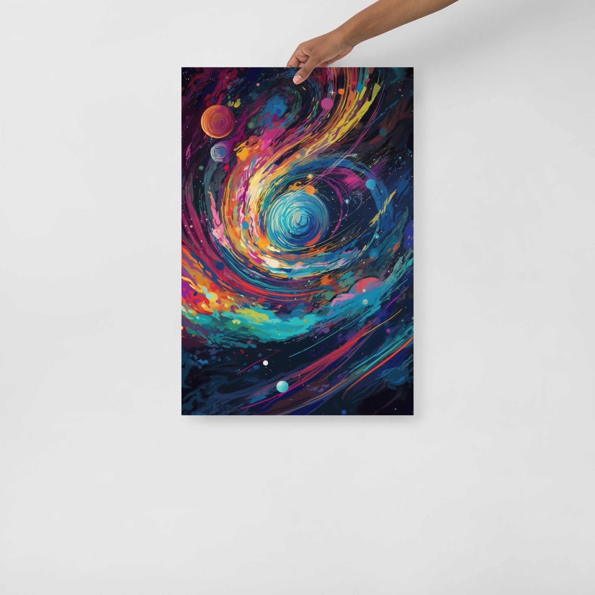 Starry Night Space Dreamscape Art Poster by Visual Verse - Image 7