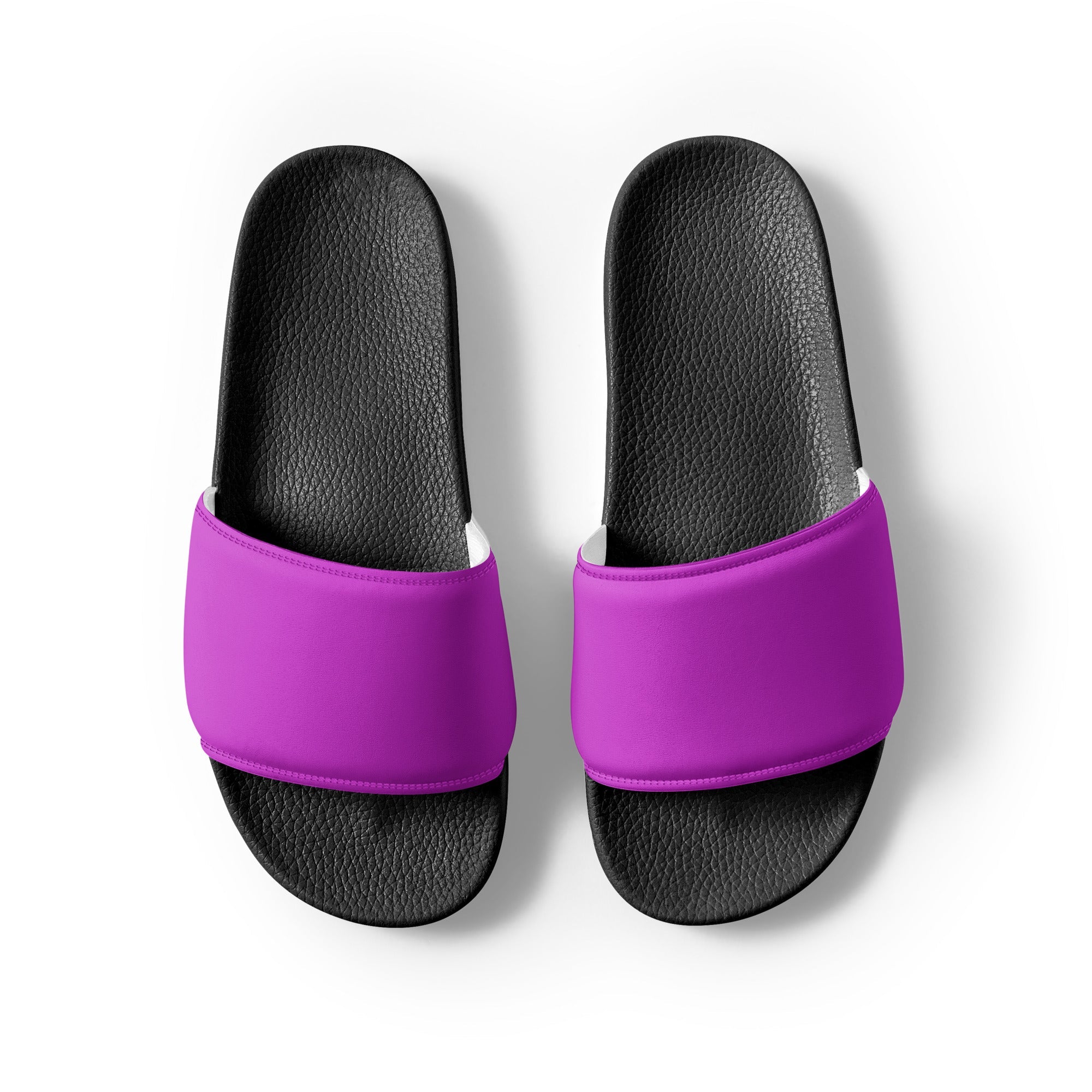 Steel Pink Color Women's Slides by Visual Verse - Image 2