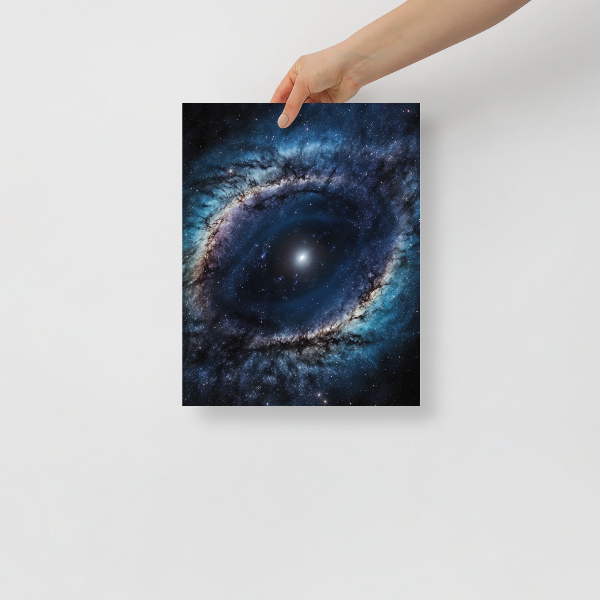 Stunning Black Eye Galaxy Space Art Poster by Visual Verse - Image 2