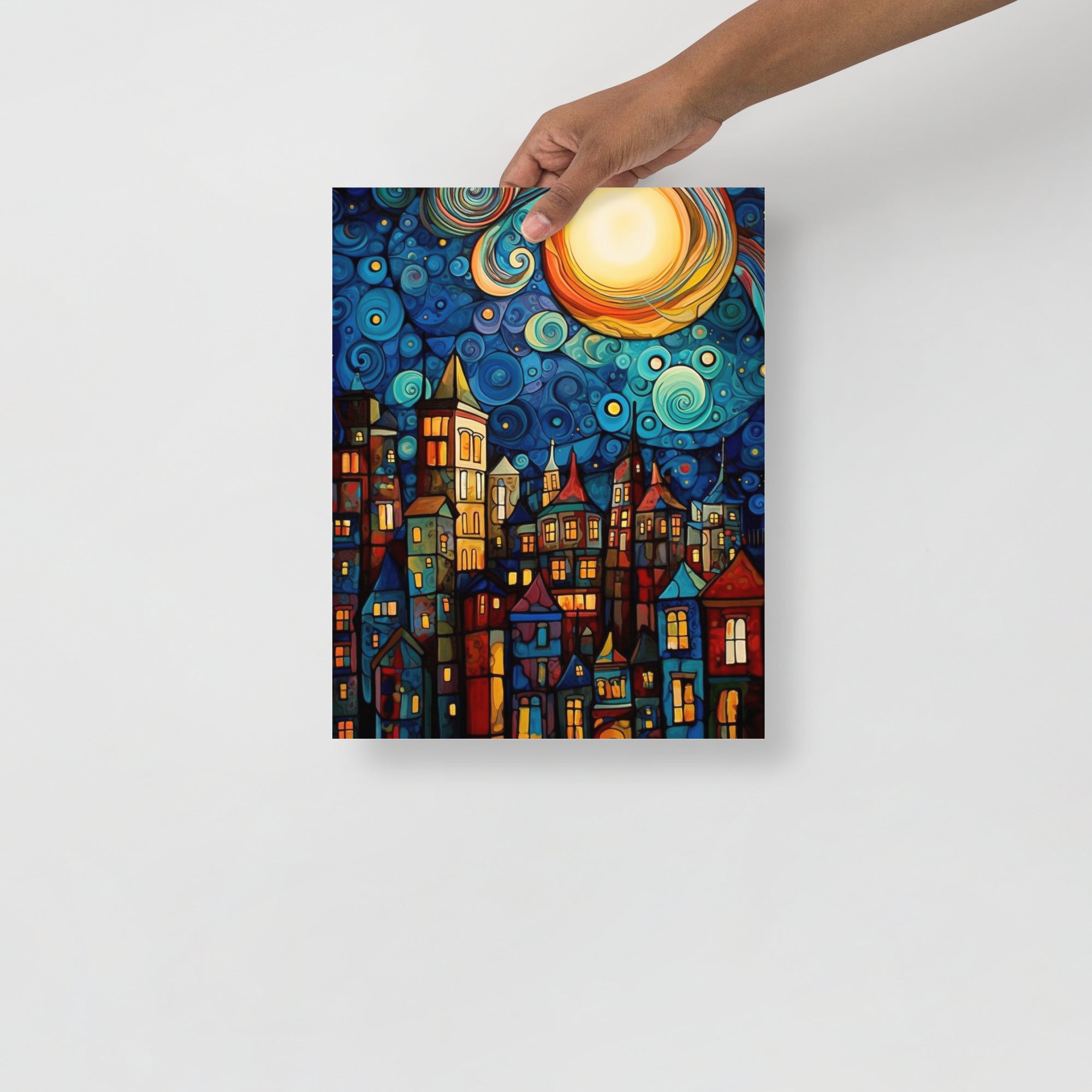 Stunning City Dreamscape Art Poster by Visual Verse - Image 2