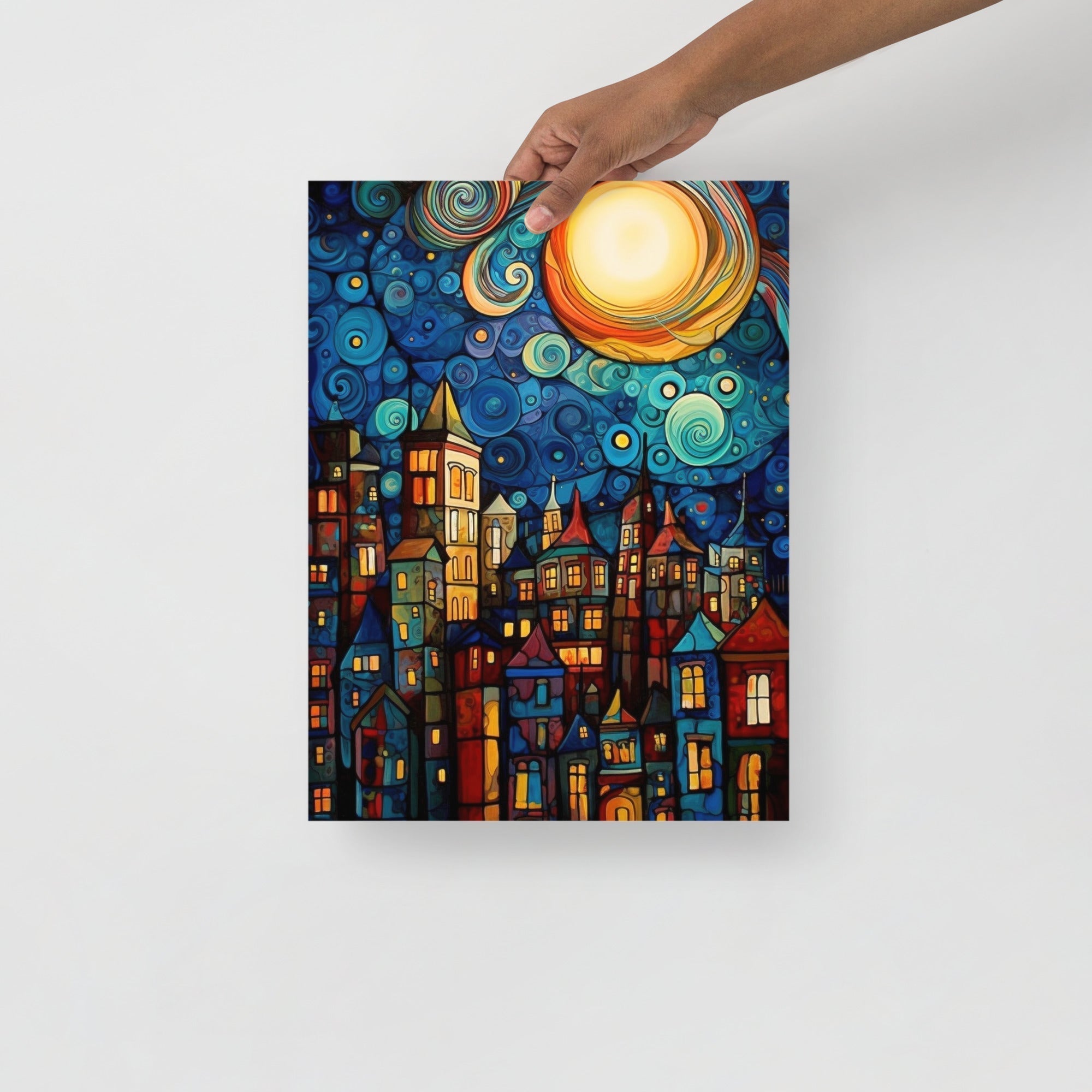 Stunning City Dreamscape Art Poster by Visual Verse - Image 3