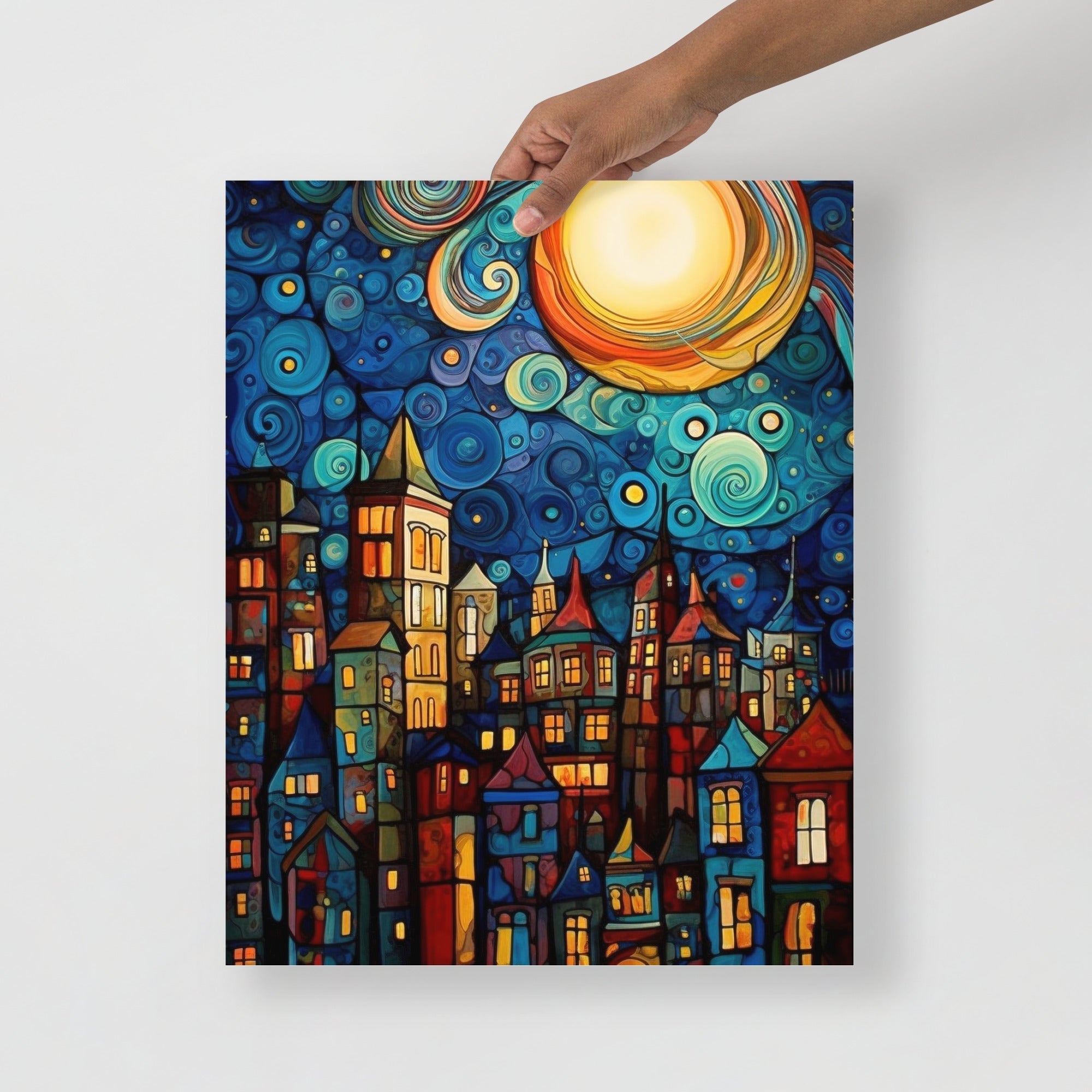 Stunning City Dreamscape Art Poster by Visual Verse - Image 5