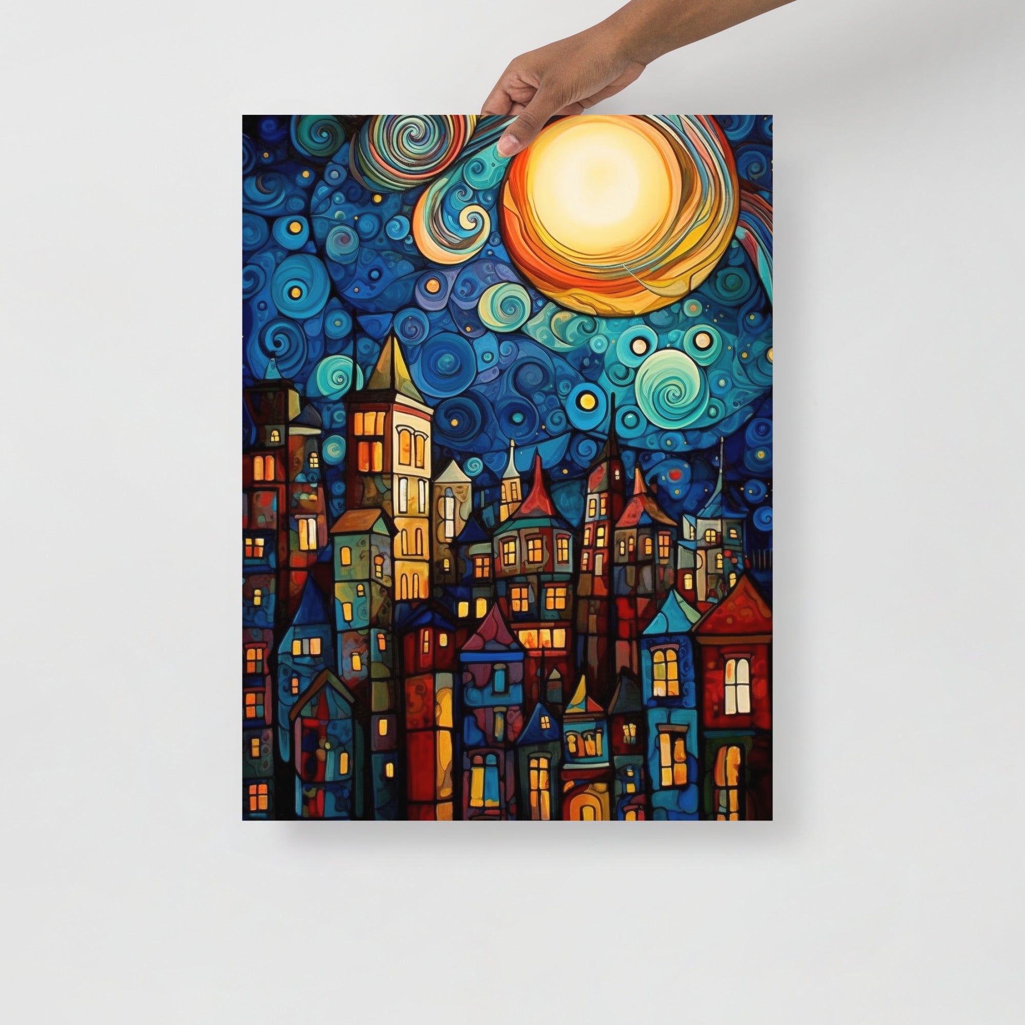 Stunning City Dreamscape Art Poster by Visual Verse - Image 6