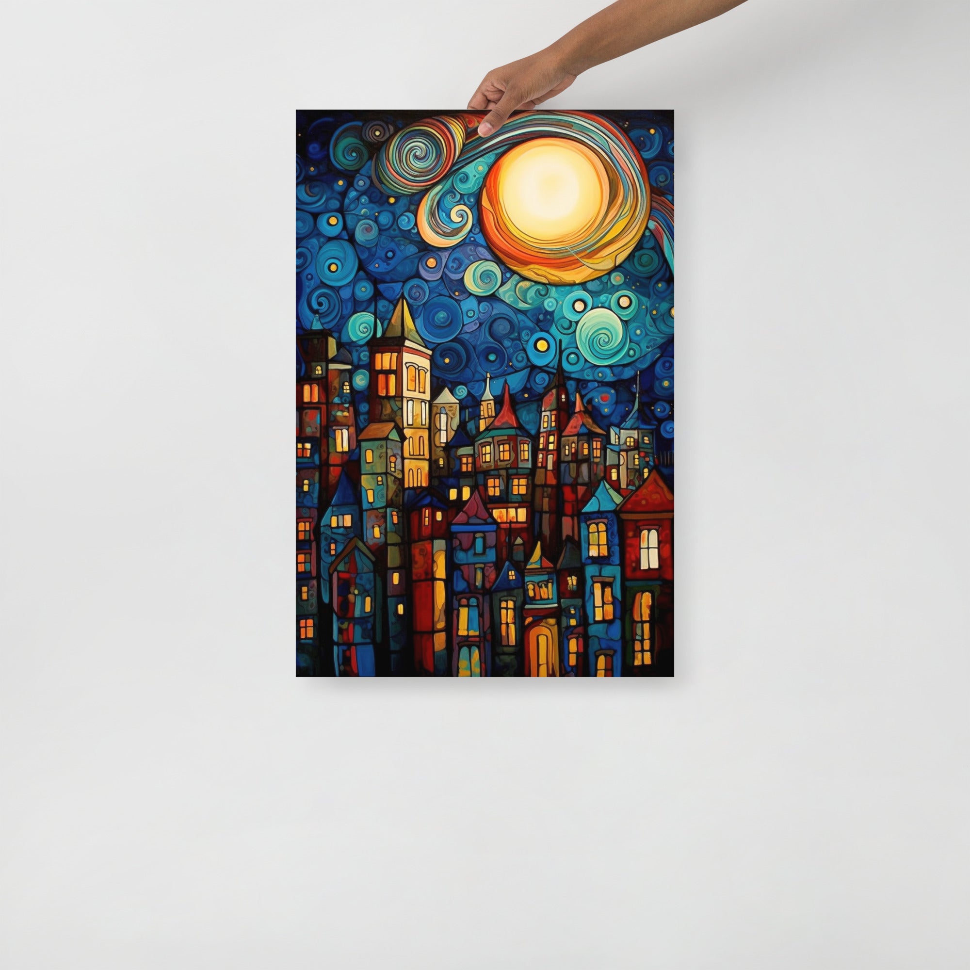 Stunning City Dreamscape Art Poster by Visual Verse - Image 7