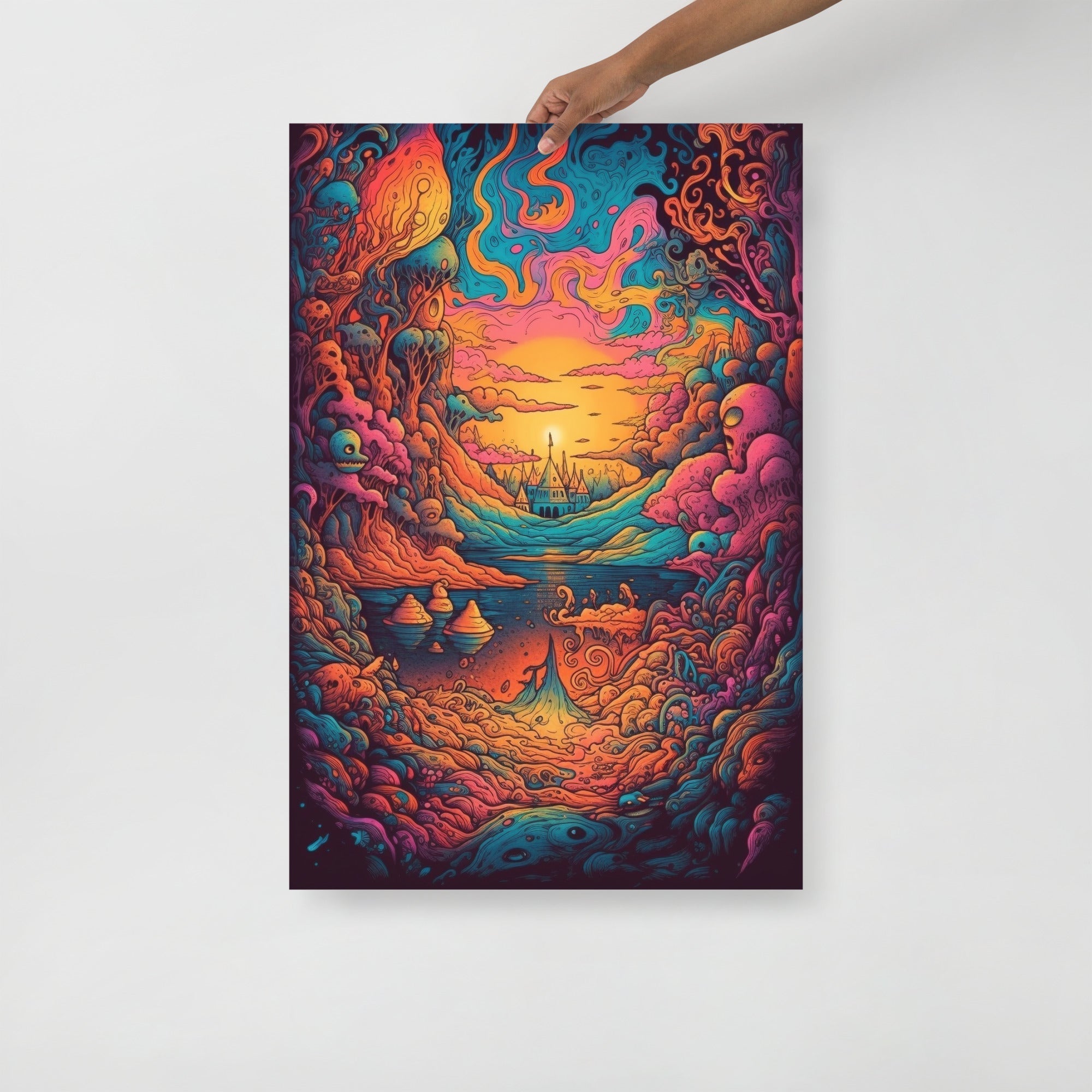 Stunning New Planet Ecosystem Art Poster by Visual Verse - Image 1