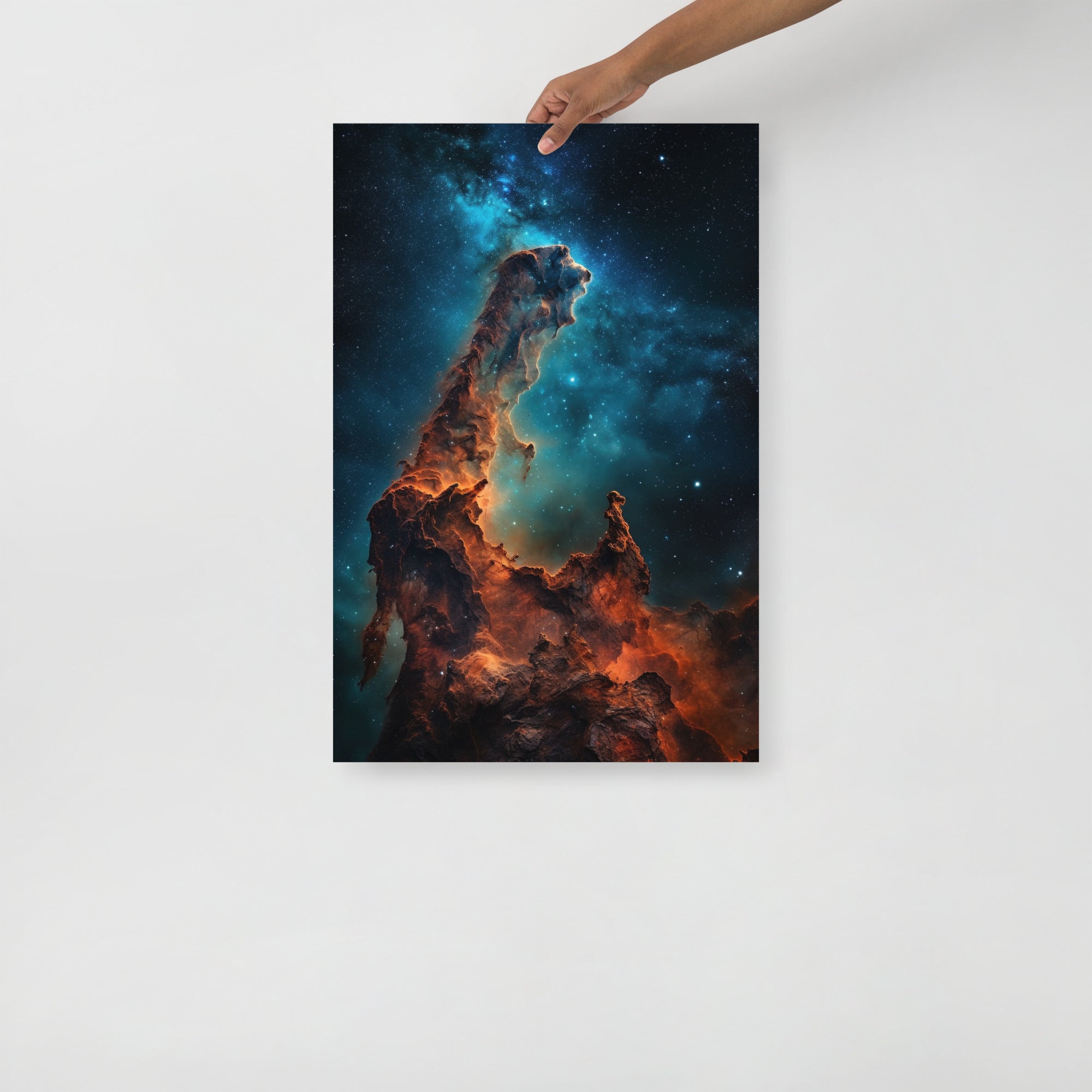 Stunning Pillars of Creation Space Art Poster by Visual Verse - Image 2