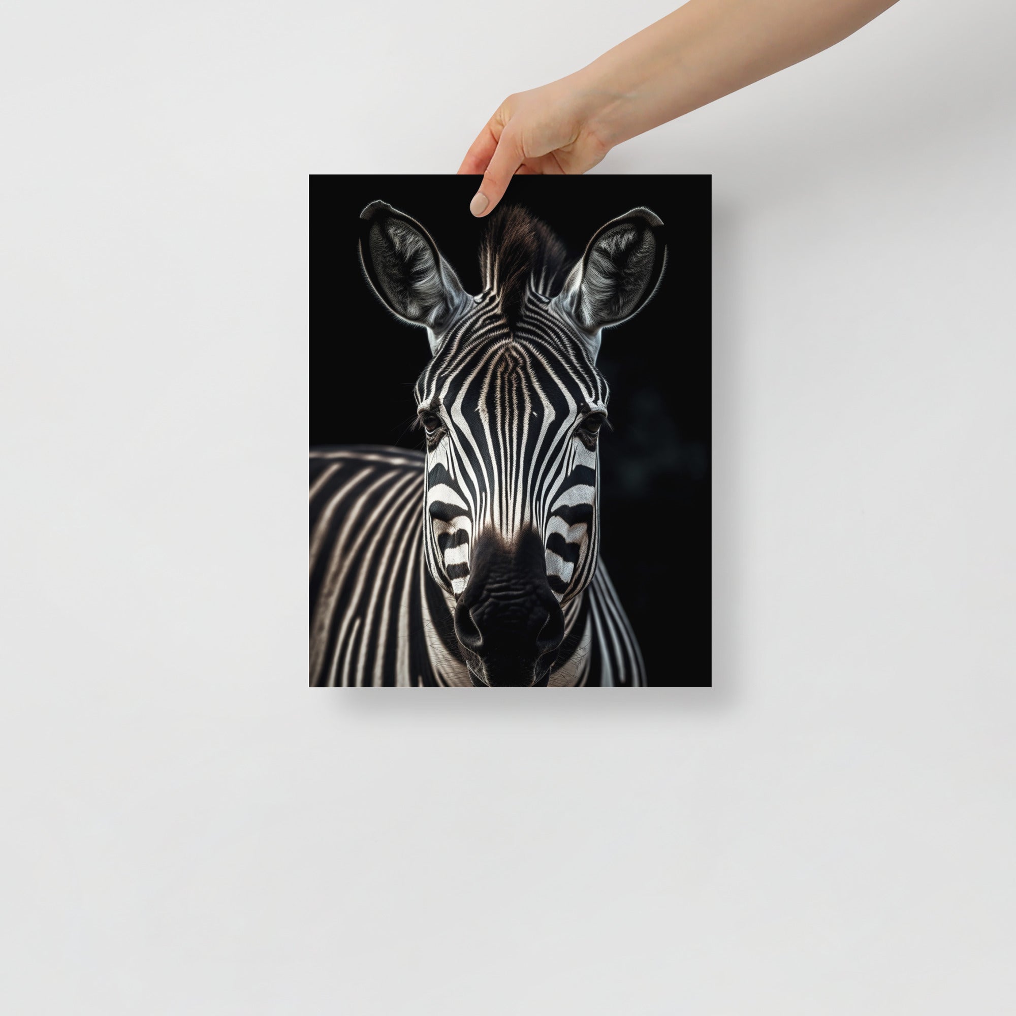 Stunning Zebra Wildlife Safari Art Poster by Visual Verse - Image 2