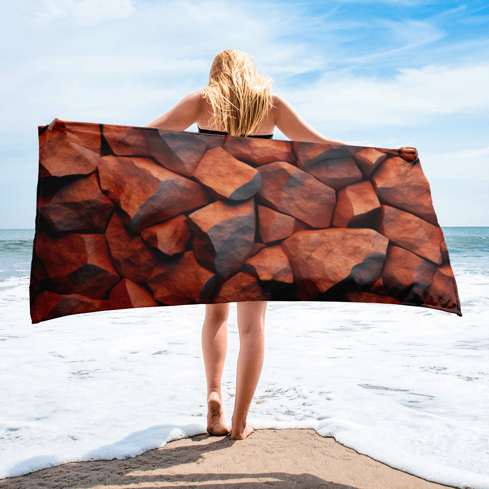 Sunstone Beach Towel by Visual Verse - Image 2