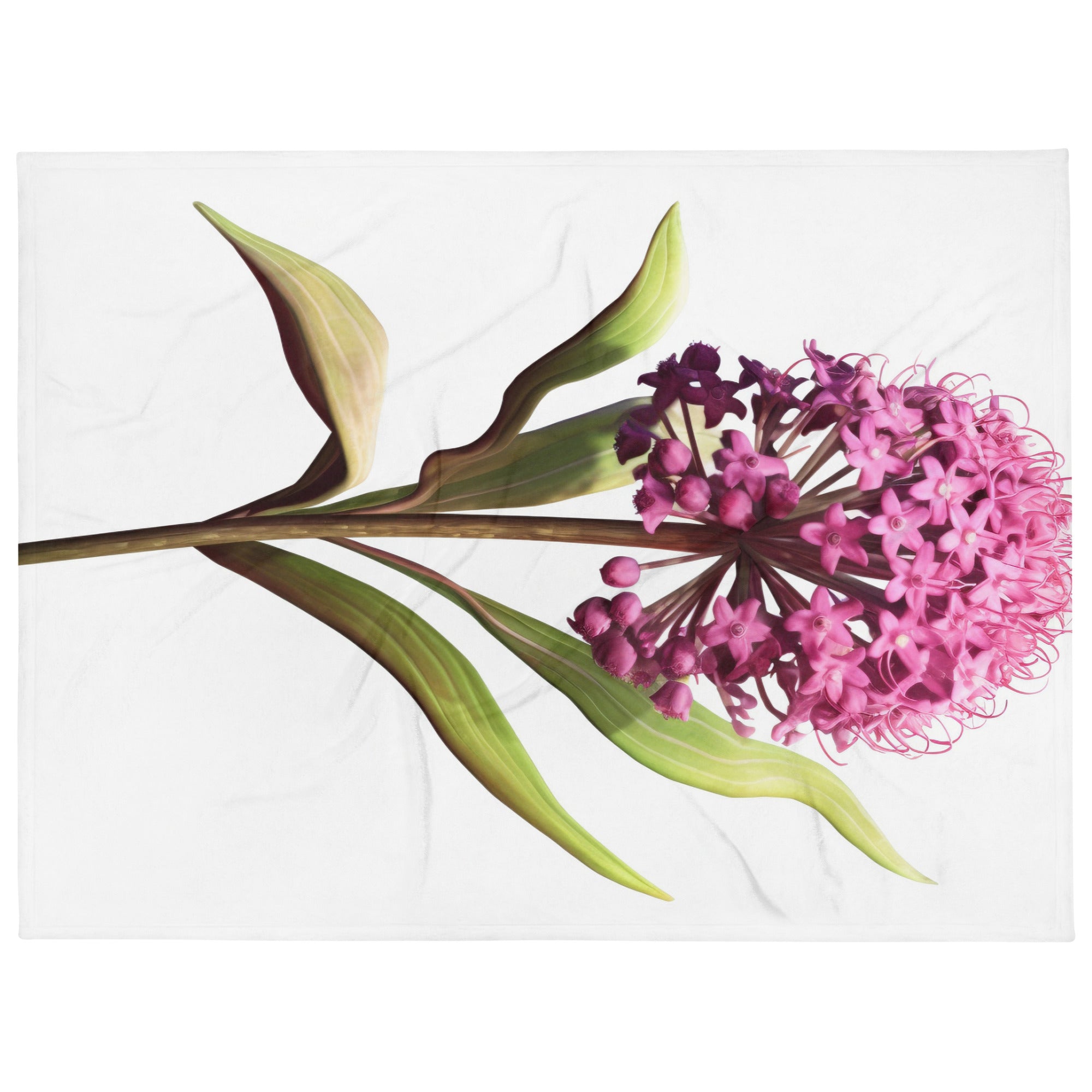 Swamp Milkweed Flower Blanket by Visual Verse - Image 1