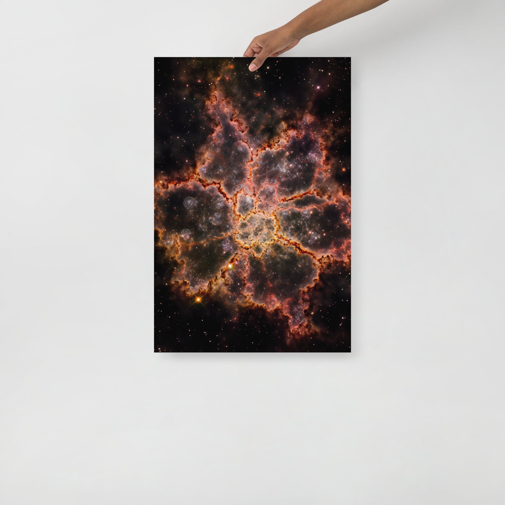 Tarantula Nebula Cosmic Voyage Celestial Web Art Poster by Visual Verse - Image 2