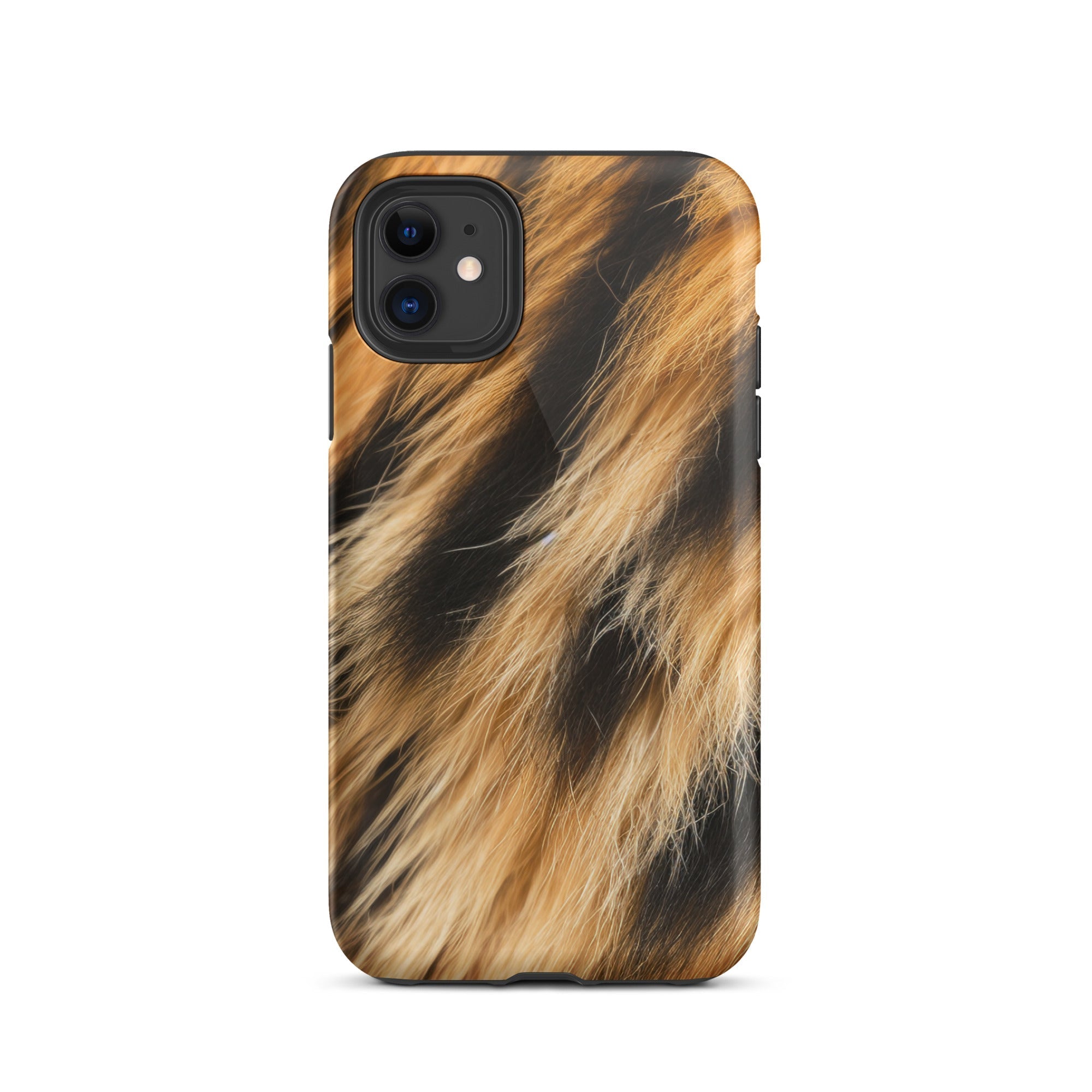 Tasmanian Tiger Fur iPhone Case by Visual Verse - Image 1