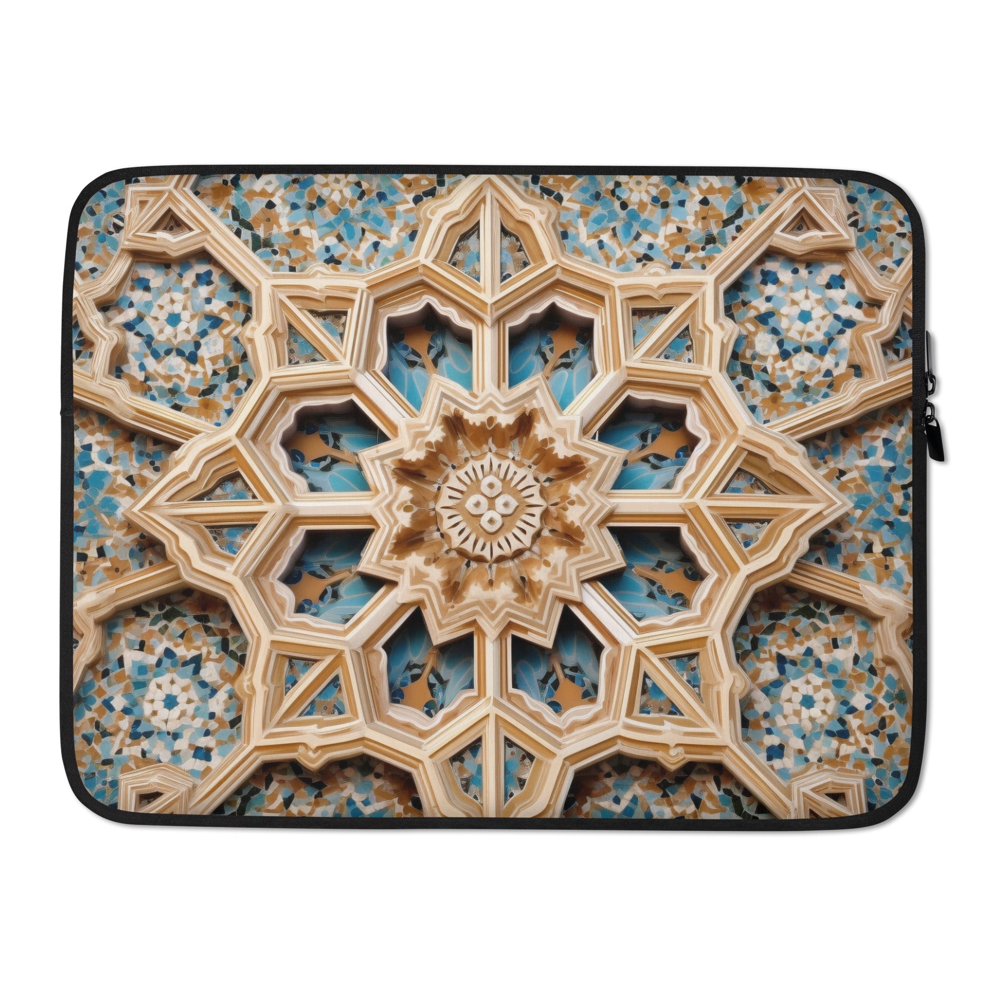 The Alhambra Spain Art Laptop Sleeve by Visual Verse - Image 1