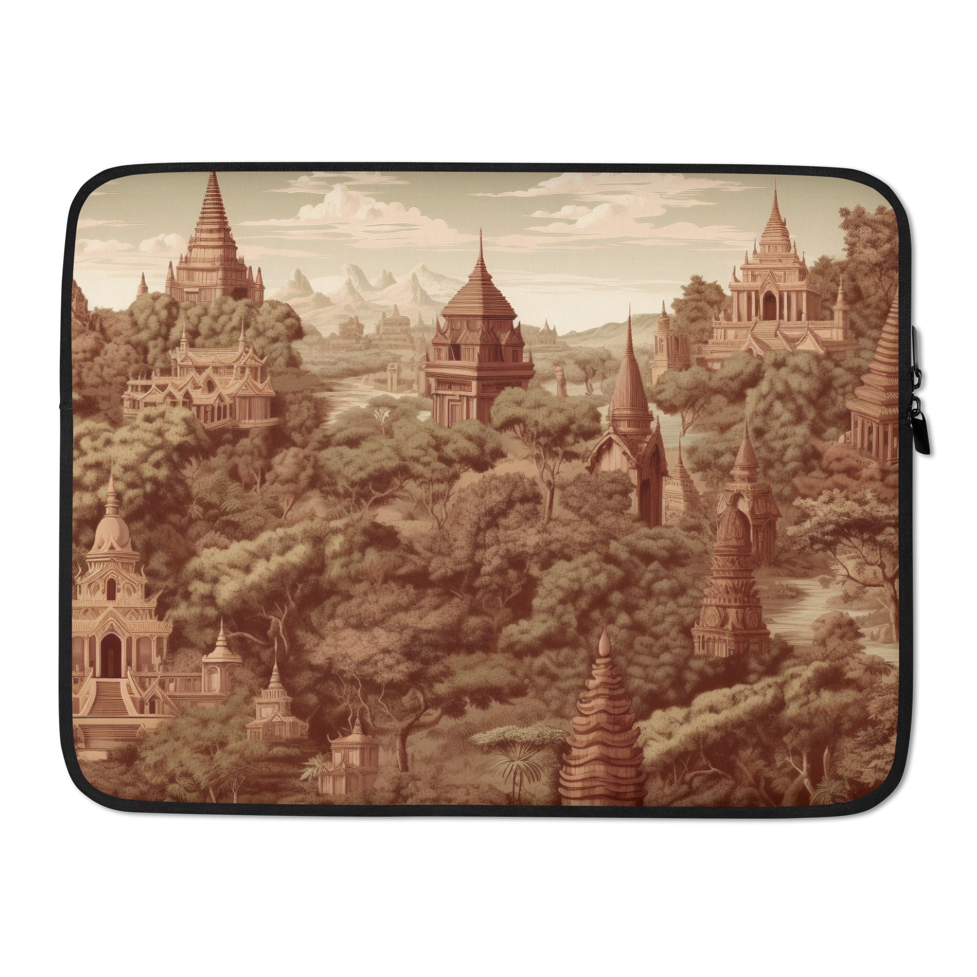 The Bagan Myanmar Laptop Sleeve by Visual Verse - Image 1