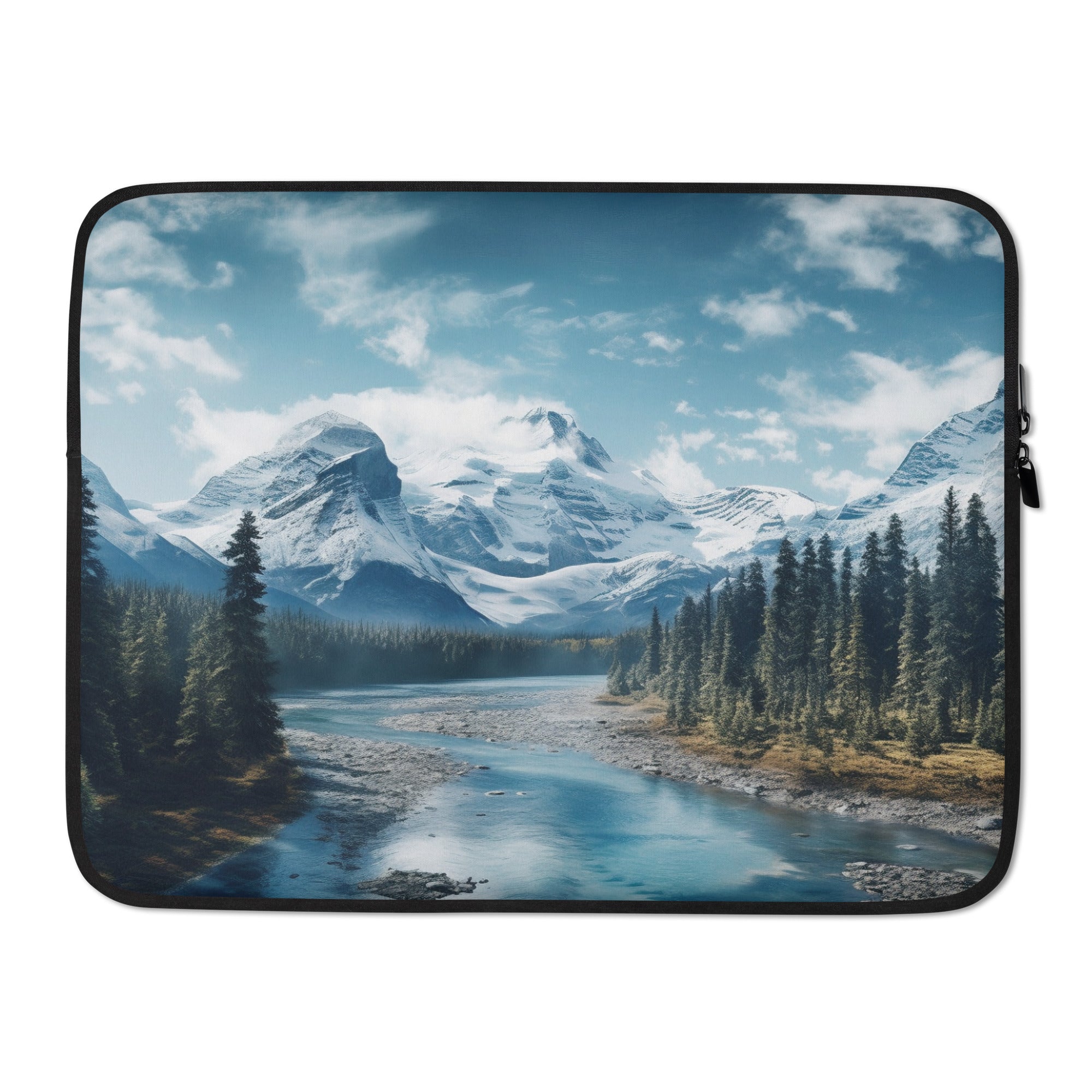 The Banff National Park Canada Laptop Sleeve by Visual Verse - Image 1