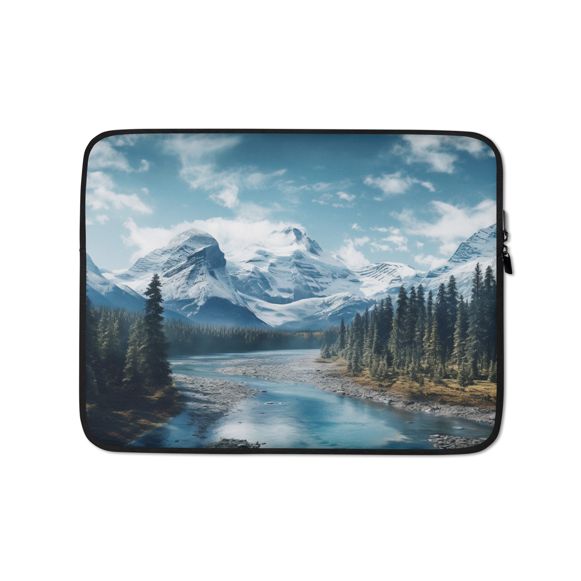 The Banff National Park Canada Laptop Sleeve by Visual Verse - Image 2