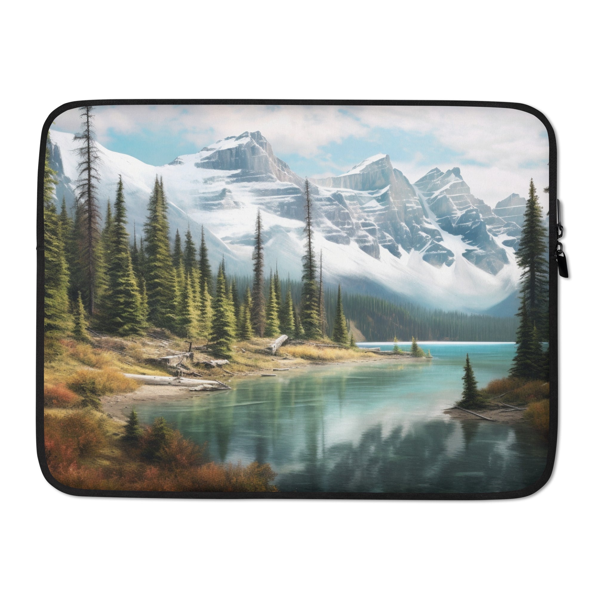 The Banff Park Canada Laptop Sleeve by Visual Verse - Image 1