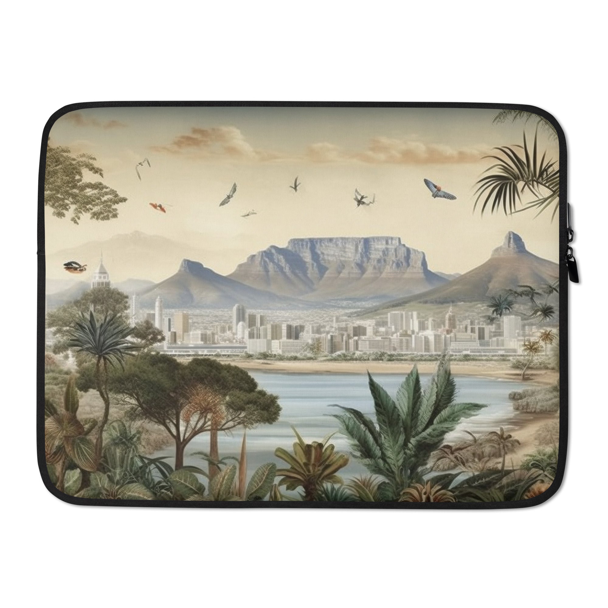 The Cape Town South Africa Laptop Sleeve by Visual Verse - Image 1