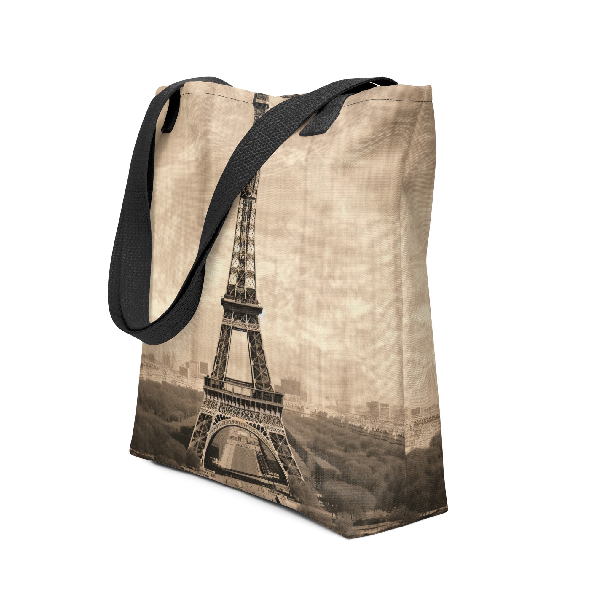 The Eiffel Tower France Tote Bag by Visual Verse - Image 1